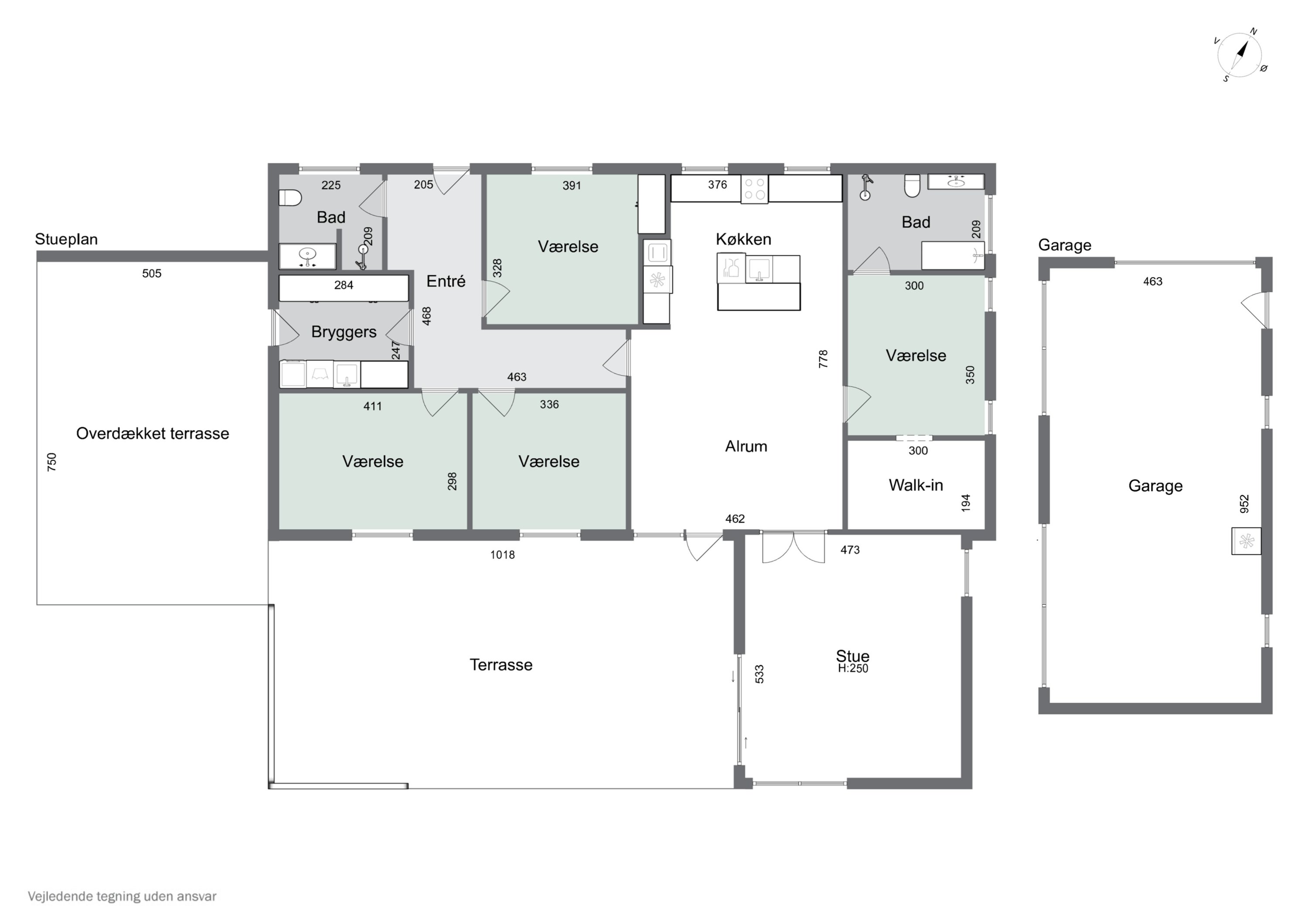 Plantegninger billede af Pilegårdsvænget 39, Søndersø, 5471 Søndersø