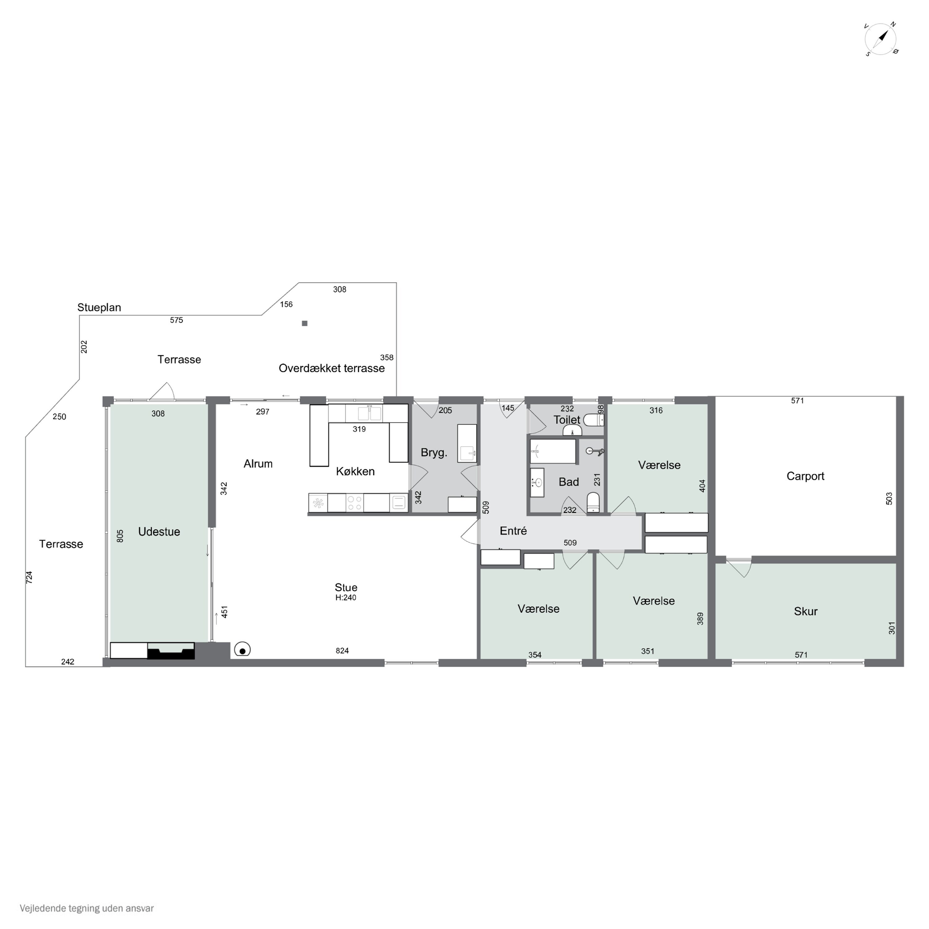 Plantegninger billede af Erhvervsvej 2, Bårse, 4720 Præstø