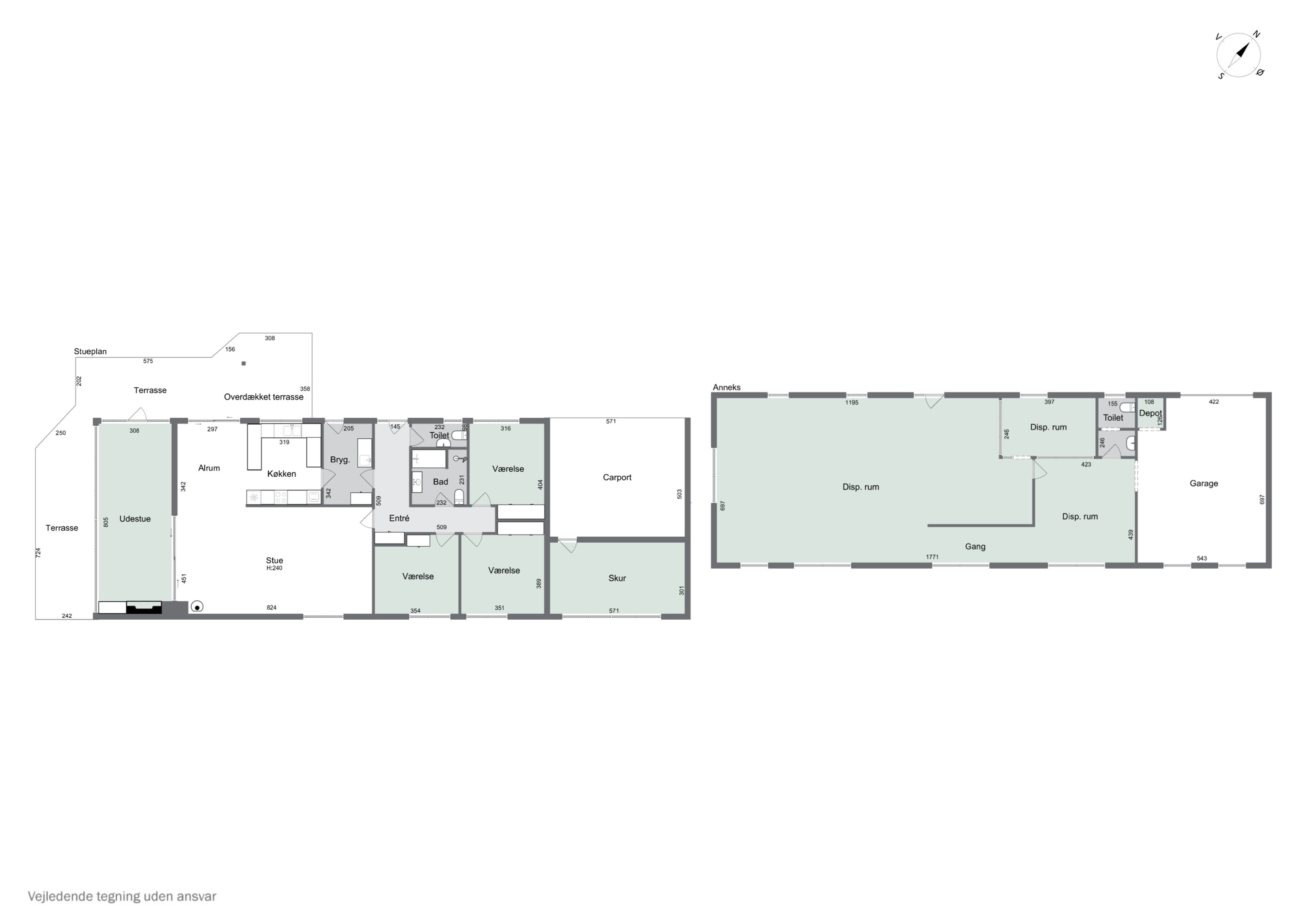 Plantegninger billede af Erhvervsvej 2, Bårse, 4720 Præstø