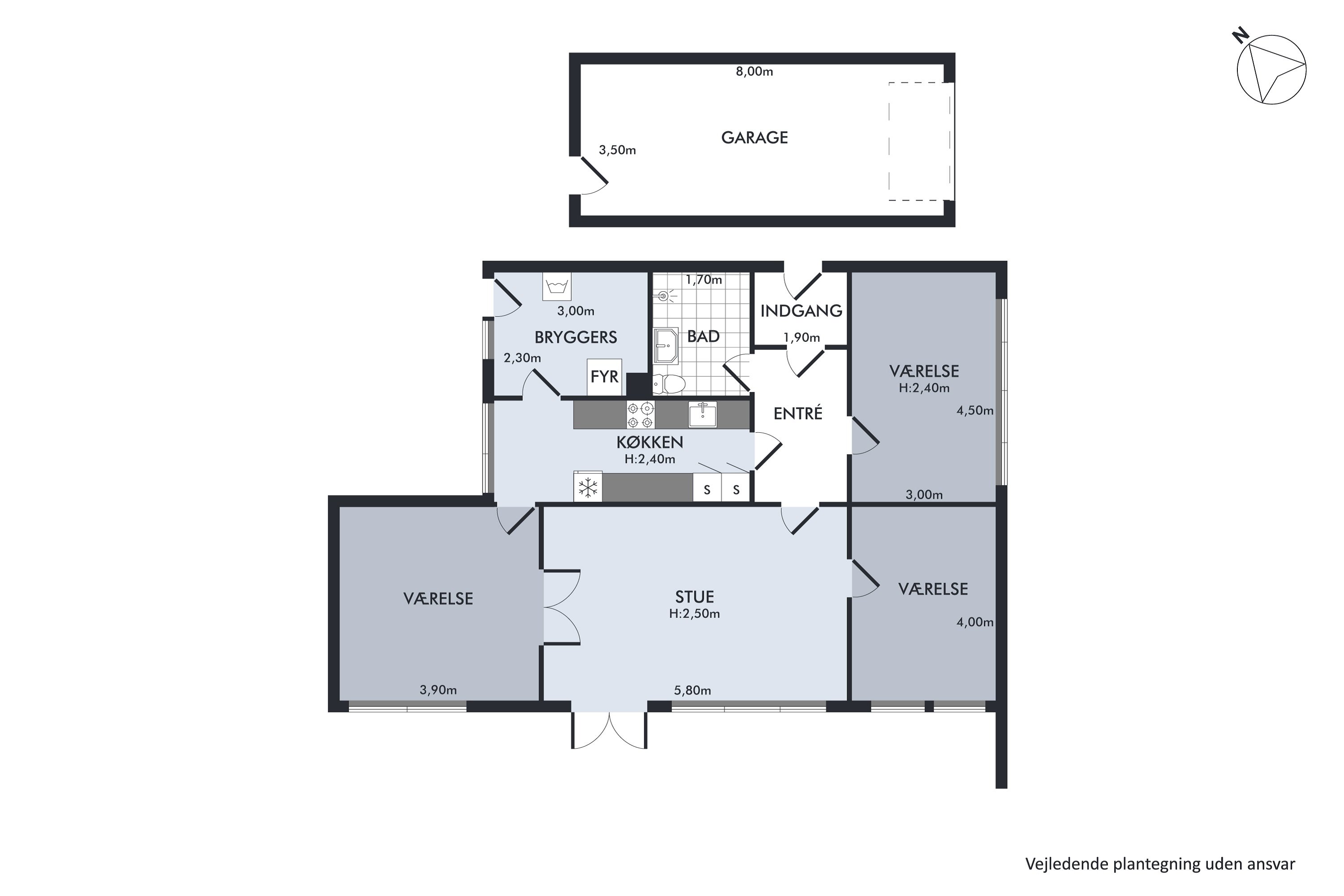 Plantegninger billede af Brydeholm 15, 2670 Greve