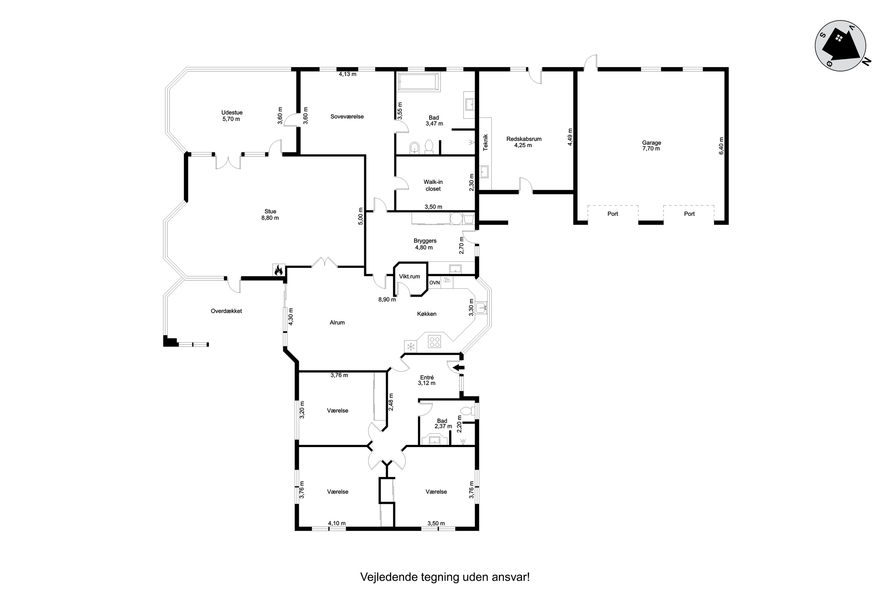 Plantegninger billede af Nordsøvej 73, Søndervig, 6950 Ringkøbing