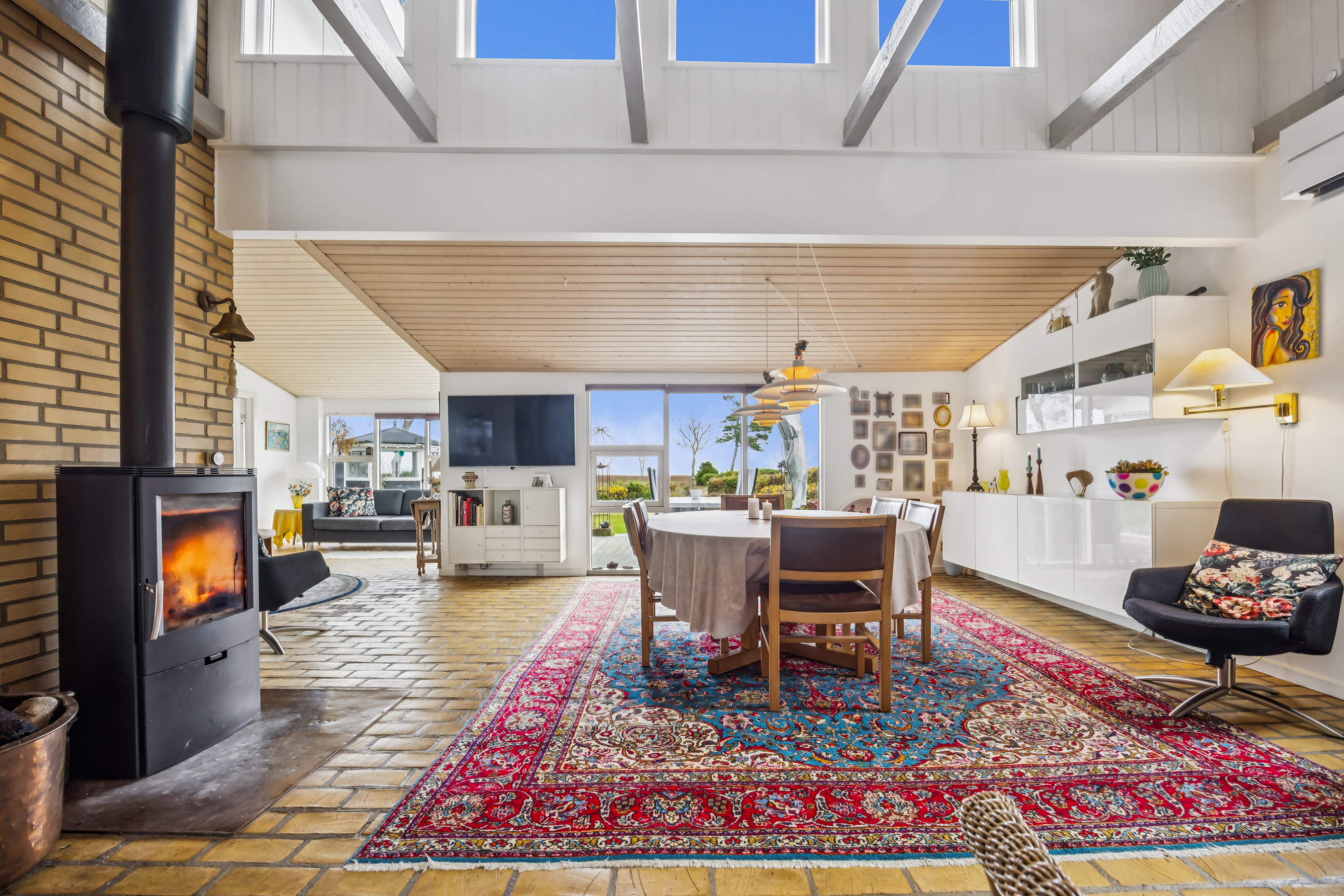 Fremhævet stue billede i fuldskærmstilstand. Billede af Søndergade 97, 9370 Hals