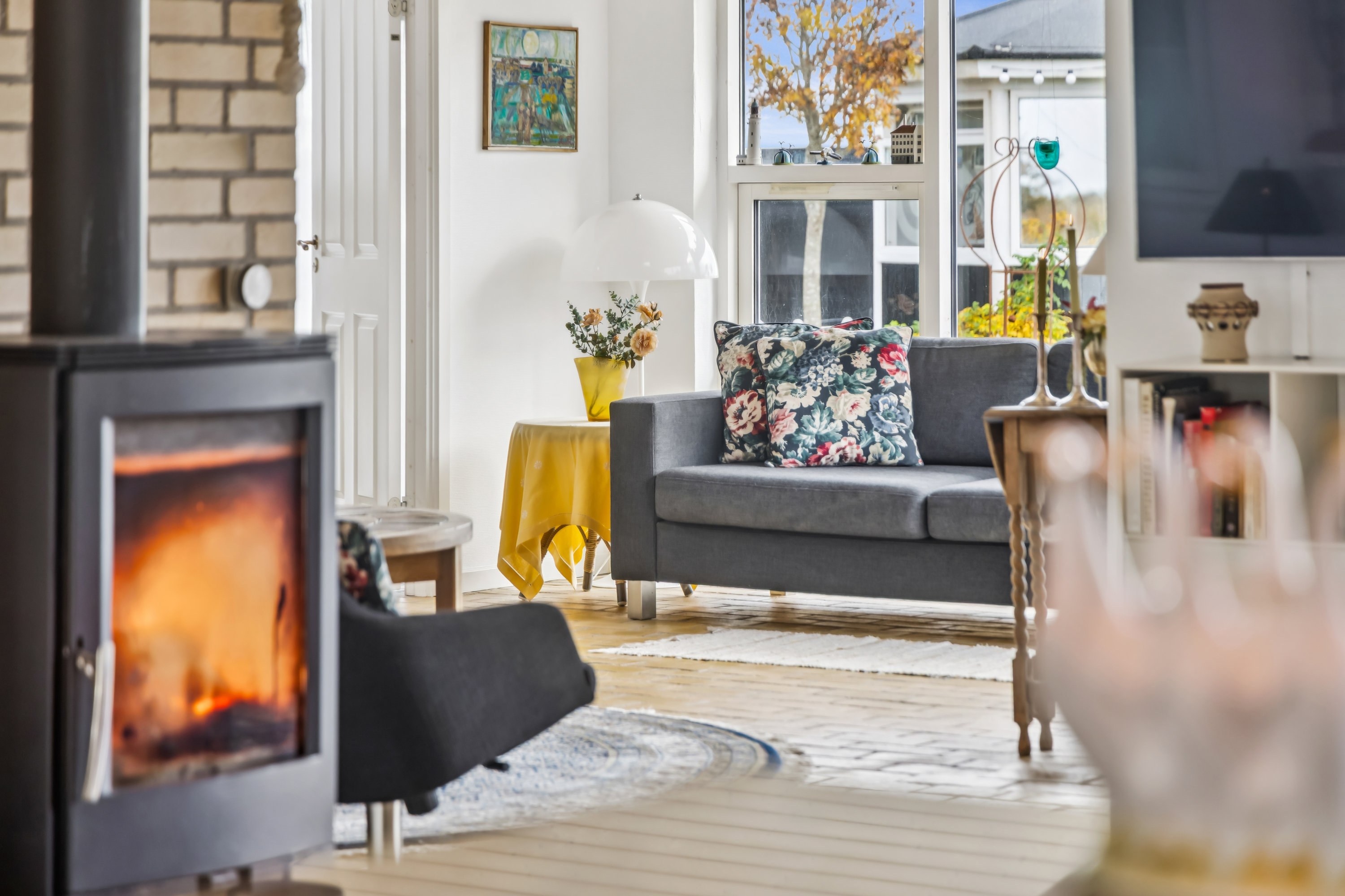 Fremhævet stue billede i fuldskærmstilstand. Billede af Søndergade 97, 9370 Hals