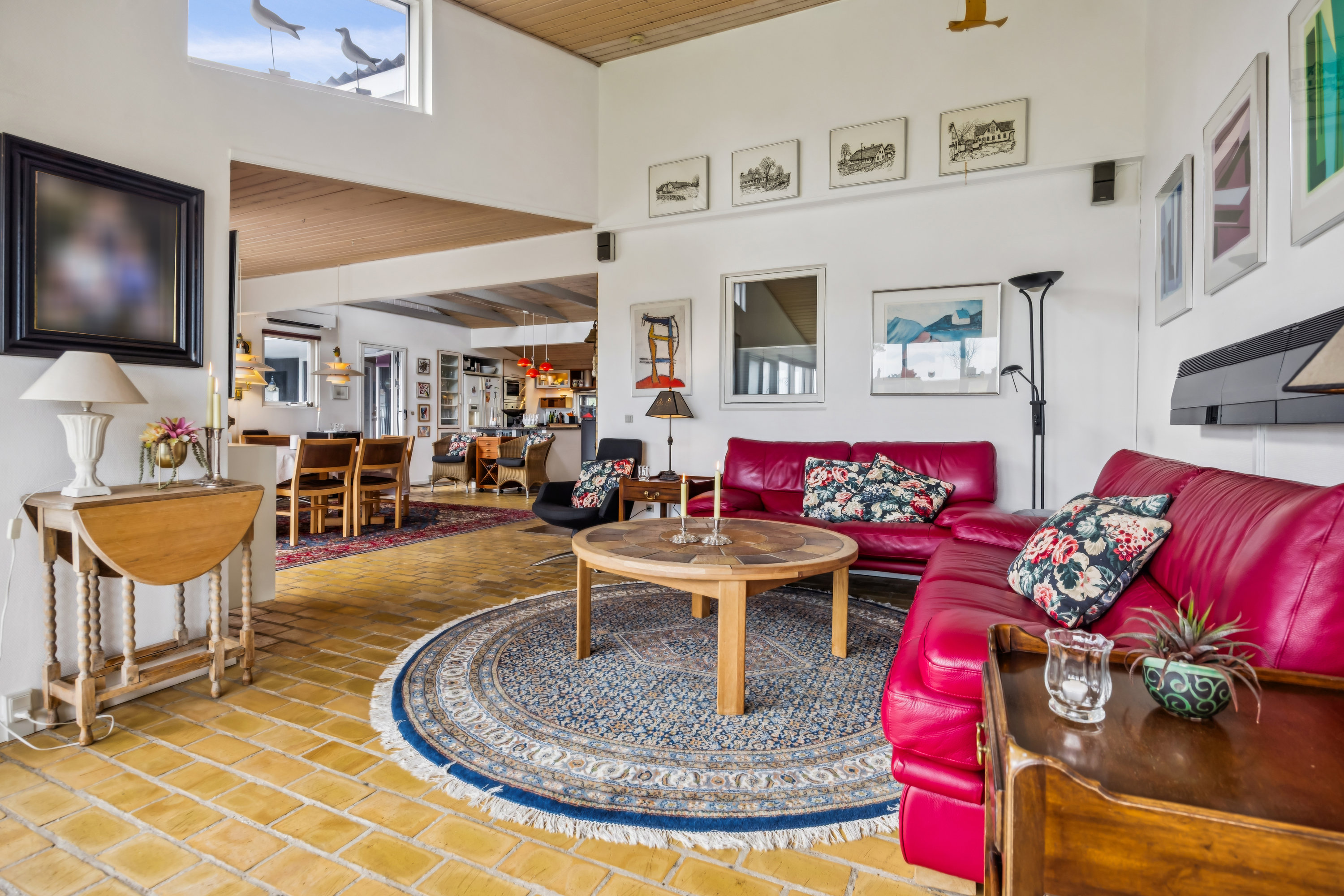 Fremhævet stue billede i fuldskærmstilstand. Billede af Søndergade 97, 9370 Hals