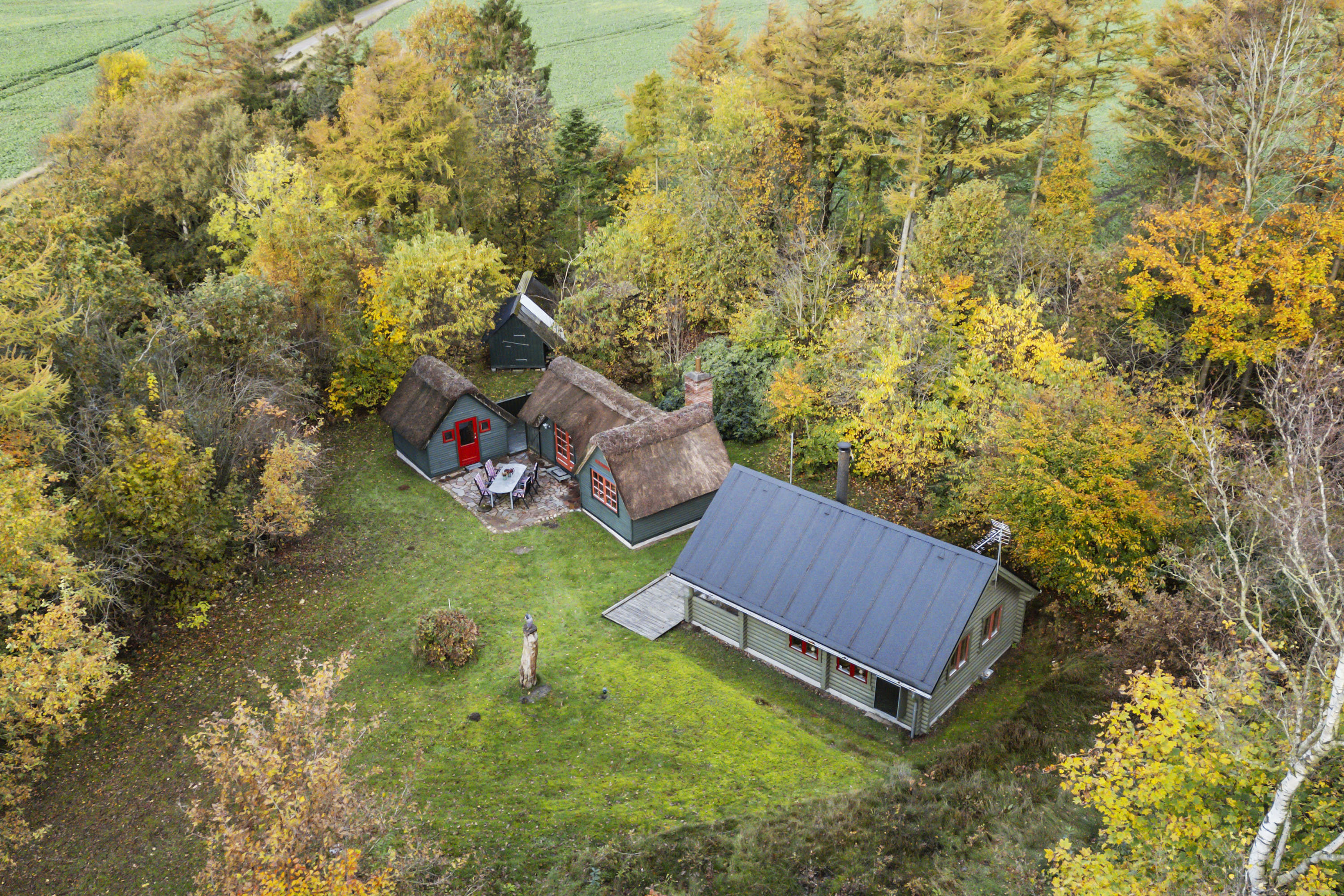 Fremhævet luftfoto billede i fuldskærmstilstand. Billede af Gatten Møllevej 83, Gatten, 9640 Farsø