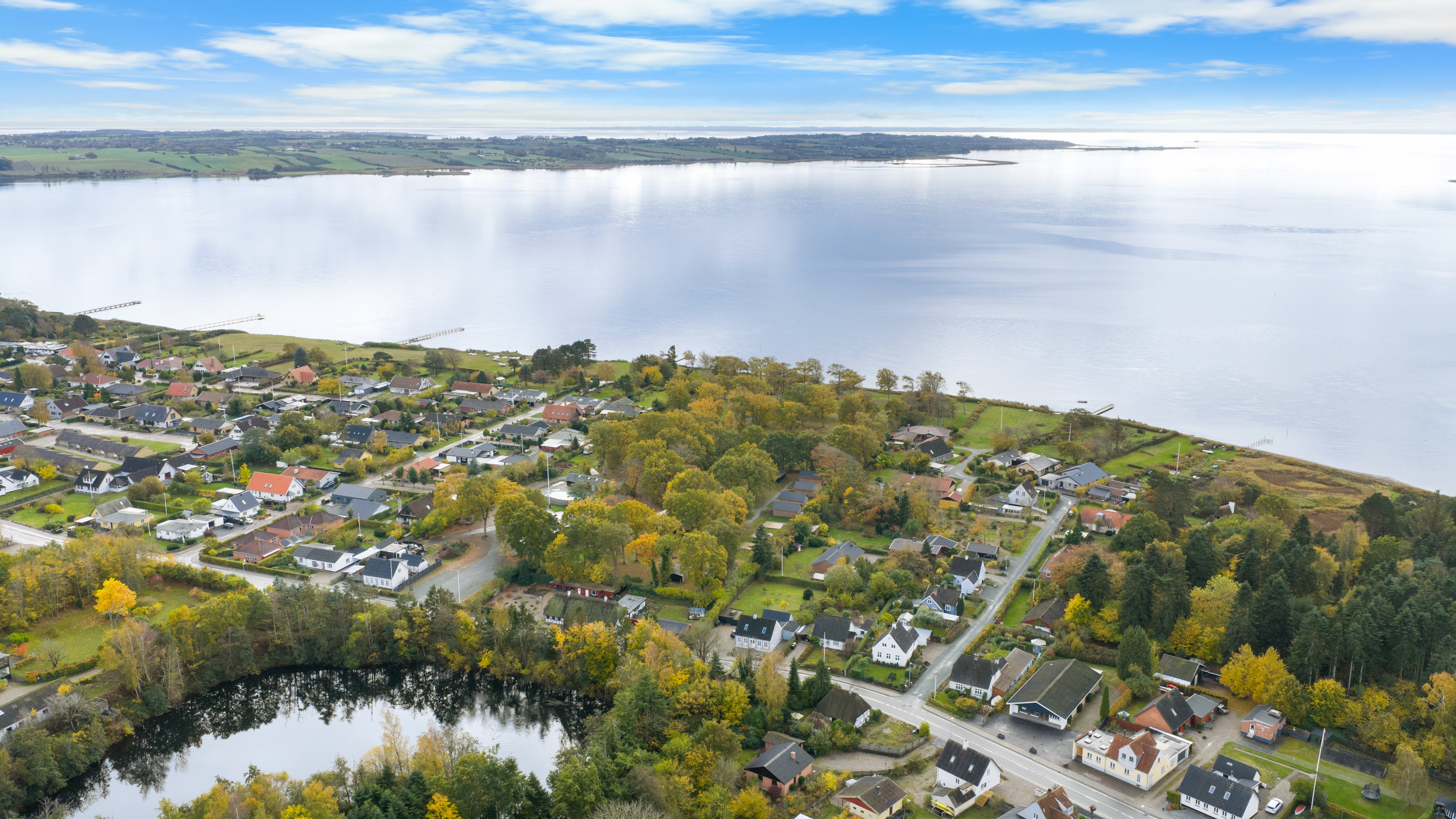 Fremhævet luftfoto billede i fuldskærmstilstand. Billede af Assensvej 469, Faldsled, 5642 Millinge