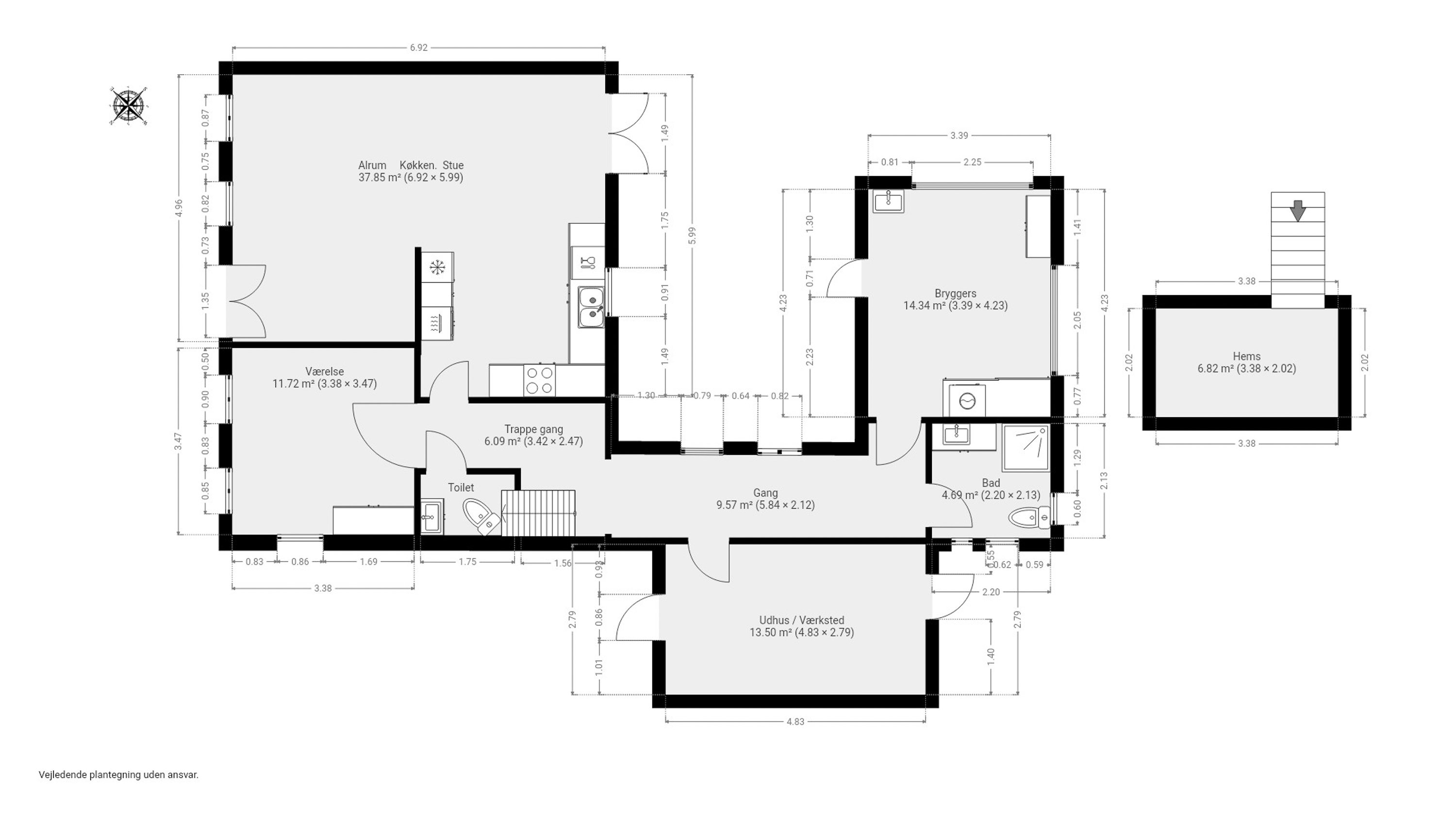 Plantegninger billede af Assensvej 469, Faldsled, 5642 Millinge