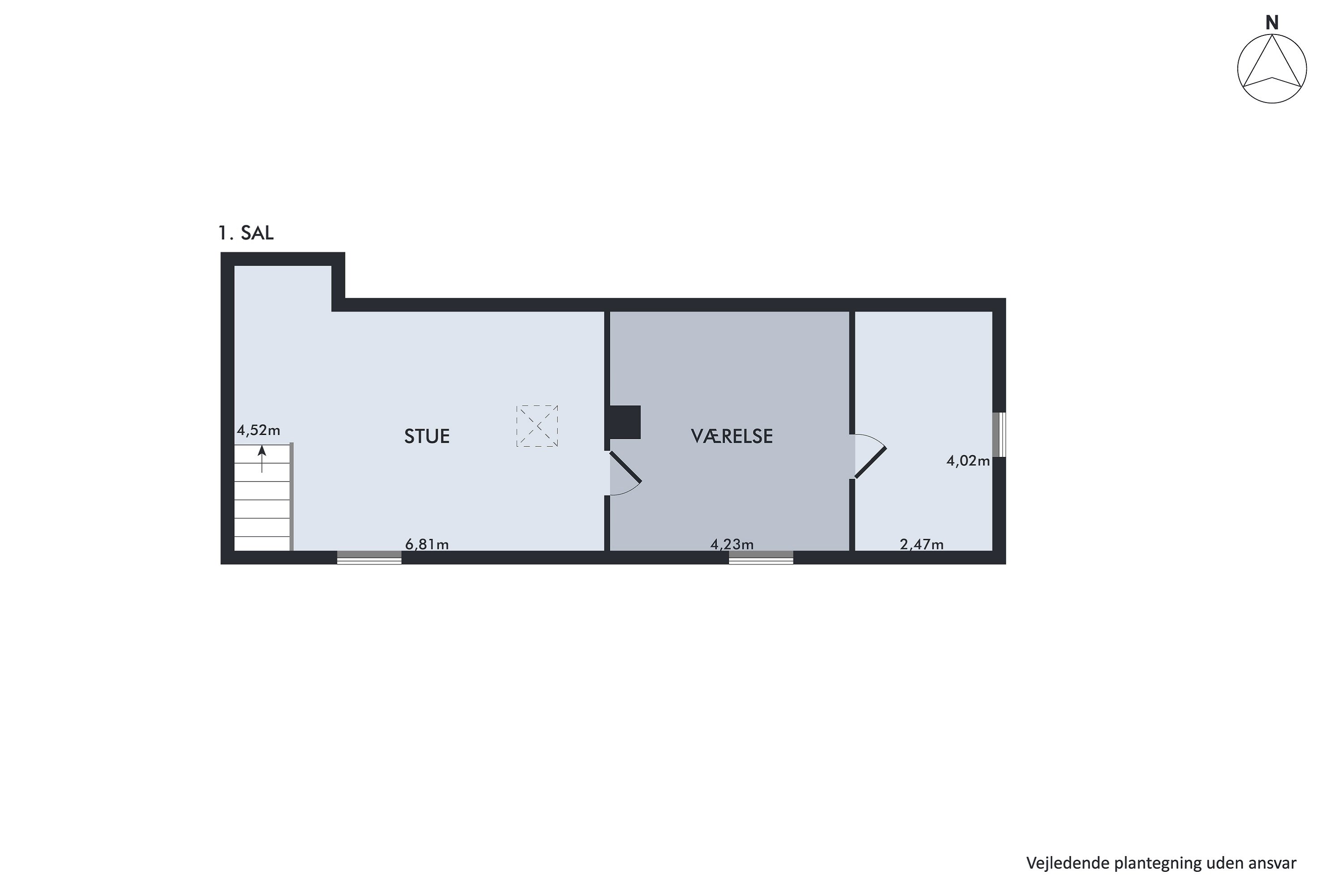 Plantegninger billede af Videkærvej 3, St Darum, 6740 Bramming