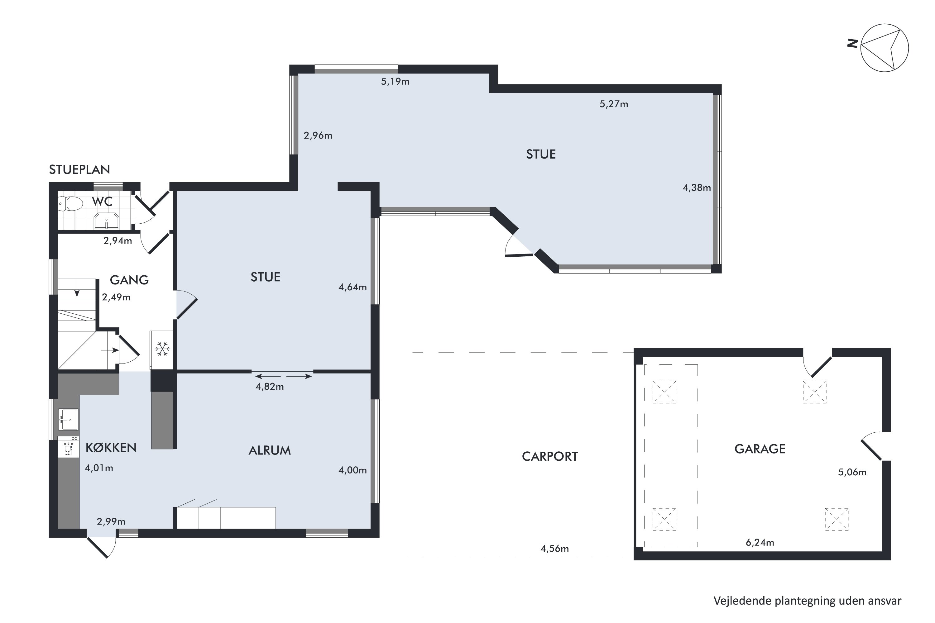 Plantegninger billede af Albert Skeels Gade 19, 6760 Ribe