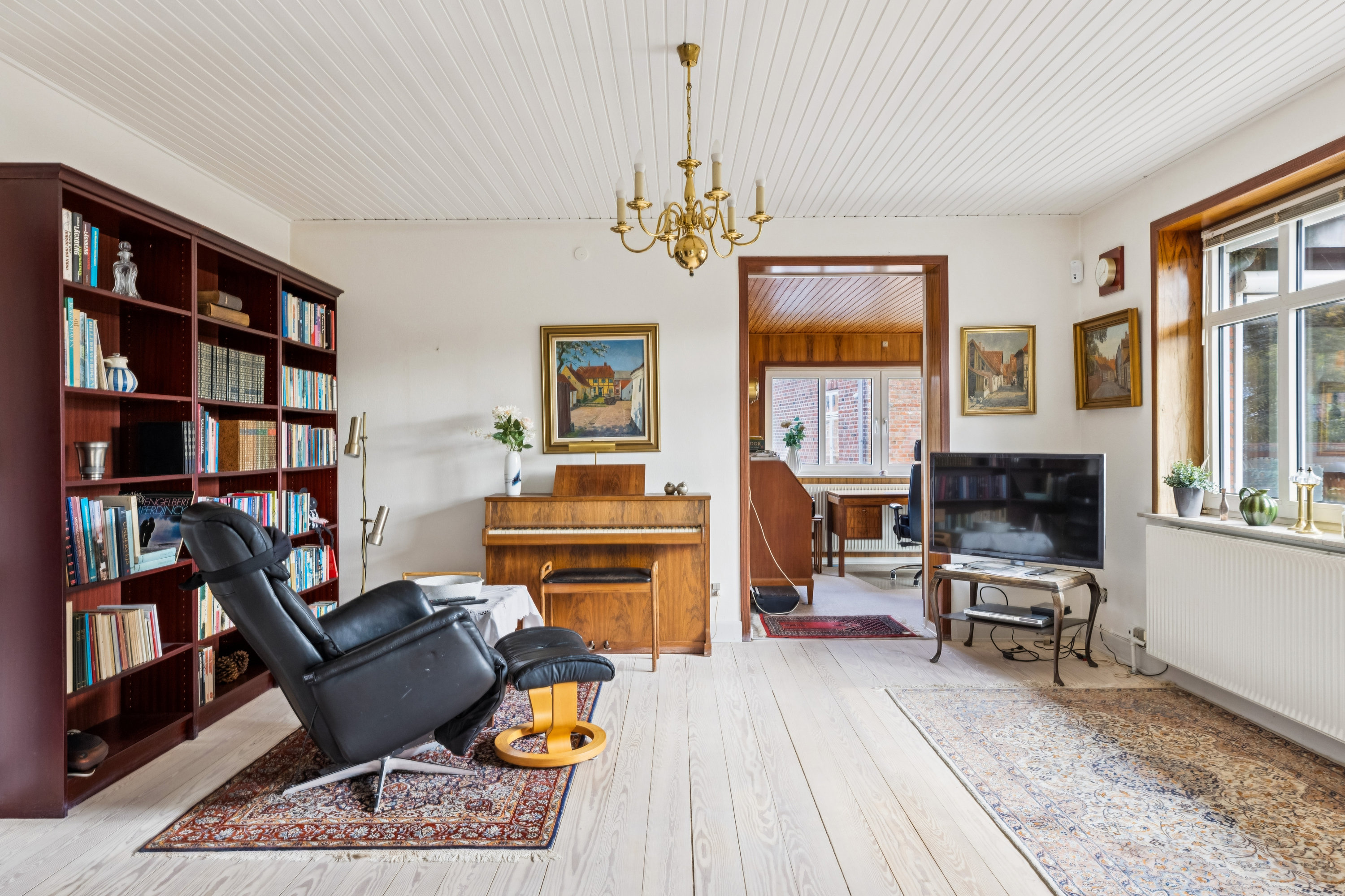 Fremhævet stue billede i fuldskærmstilstand. Billede af Albert Skeels Gade 19, 6760 Ribe