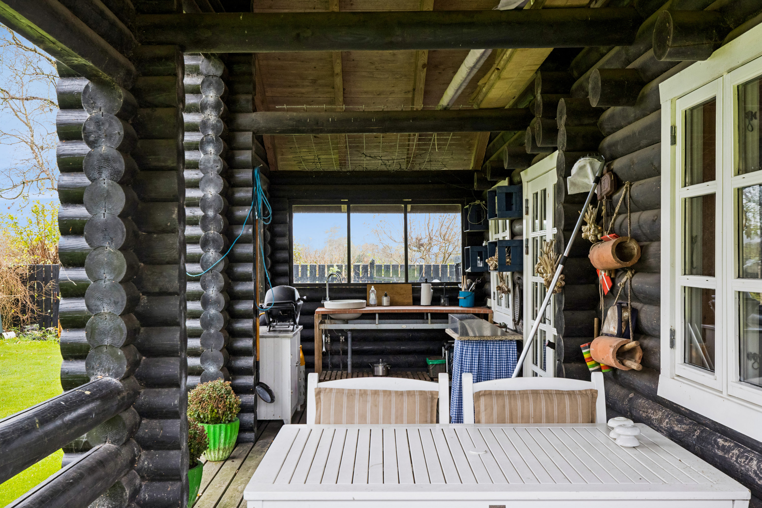 Fremhævet overdækket terrasse billede i fuldskærmstilstand. Billede af Videkærvej 3, St Darum, 6740 Bramming