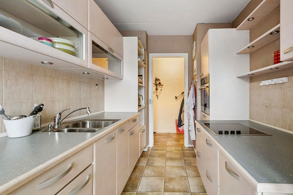 Fremhævet køkken billede i fuldskærmstilstand. Billede af Tyreengen 50, st.. th., 4220 Korsør