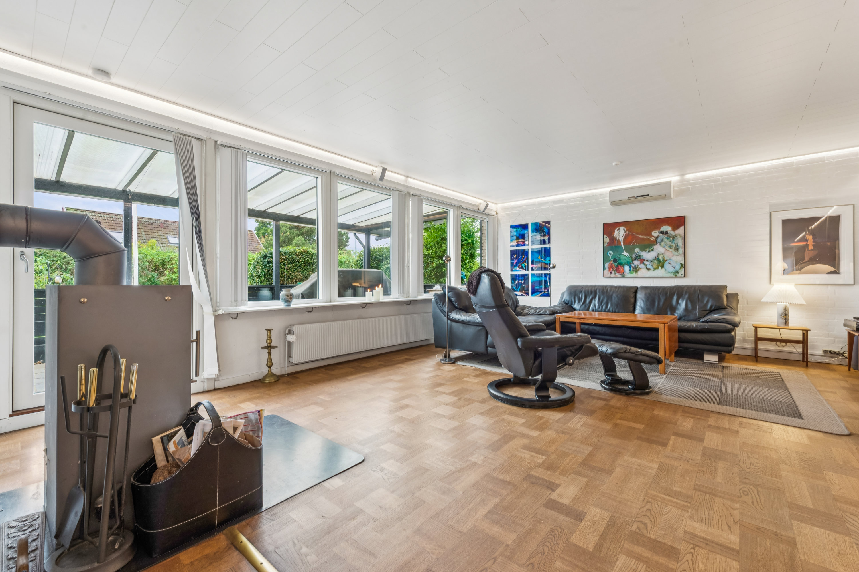 Fremhævet stue billede i fuldskærmstilstand. Billede af Bondager 29, 2670 Greve