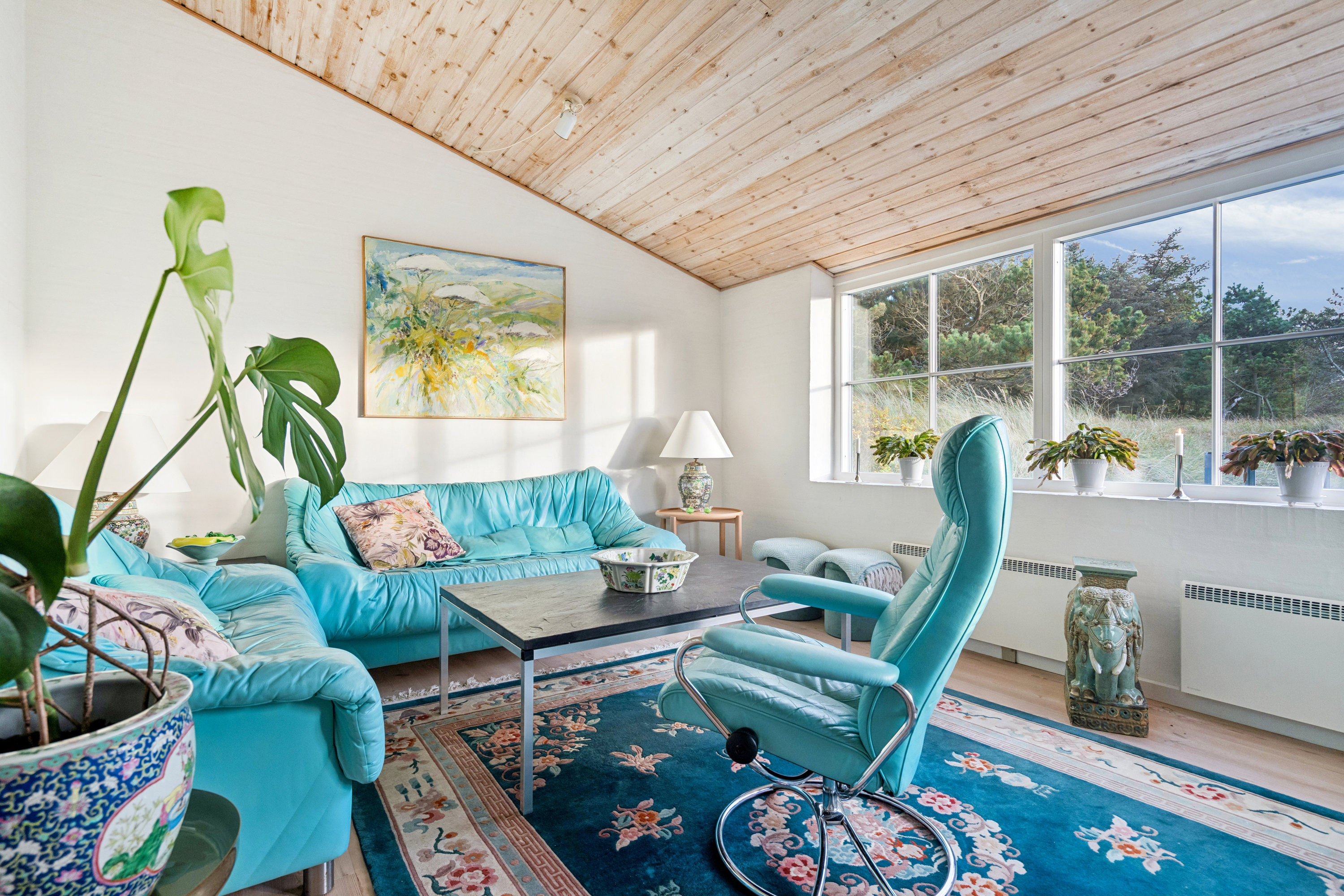 Fremhævet stue billede i fuldskærmstilstand. Billede af Vandrerstien 7, Gl. Skagen, 9990 Skagen