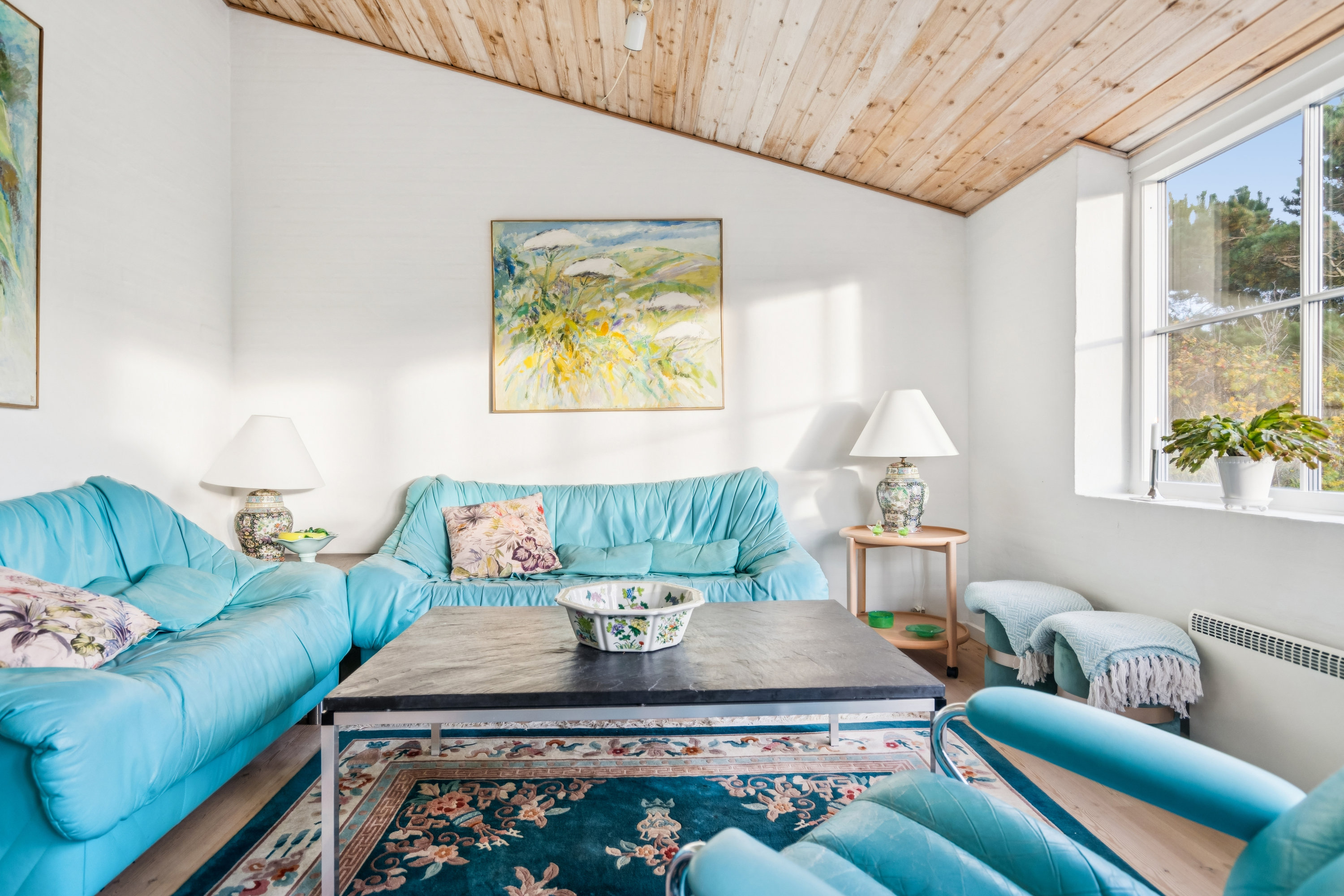 Fremhævet stue billede i fuldskærmstilstand. Billede af Vandrerstien 7, Gl. Skagen, 9990 Skagen