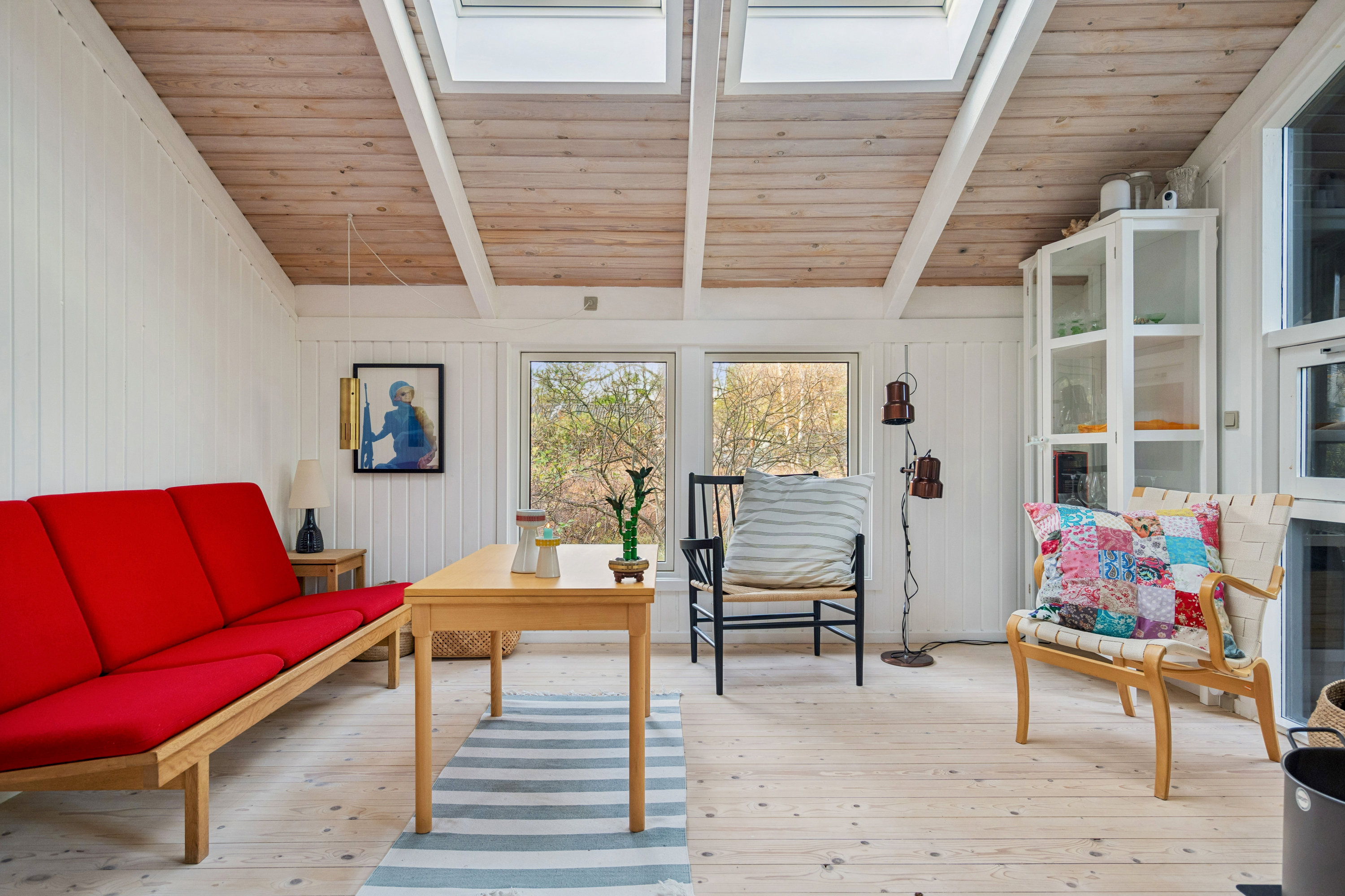 Fremhævet stue billede i fuldskærmstilstand. Billede af Elvervej 49, Napstjert, 9982 Ålbæk