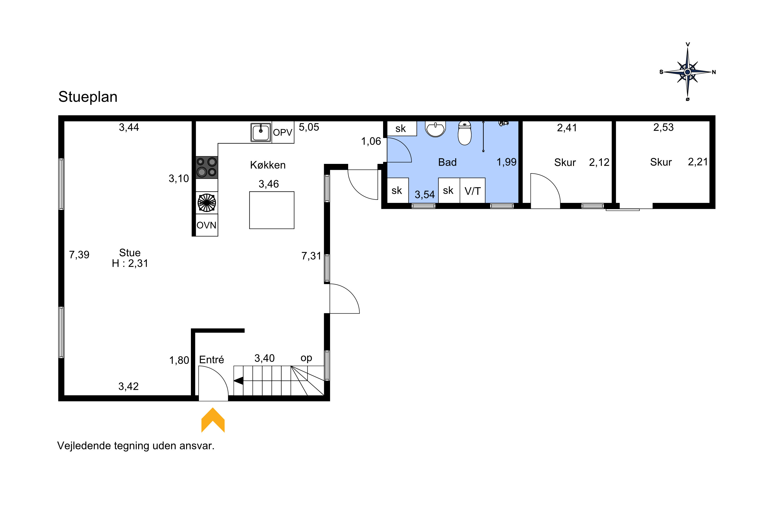 Plantegninger billede af Hundborgvej 26, 7700 Thisted
