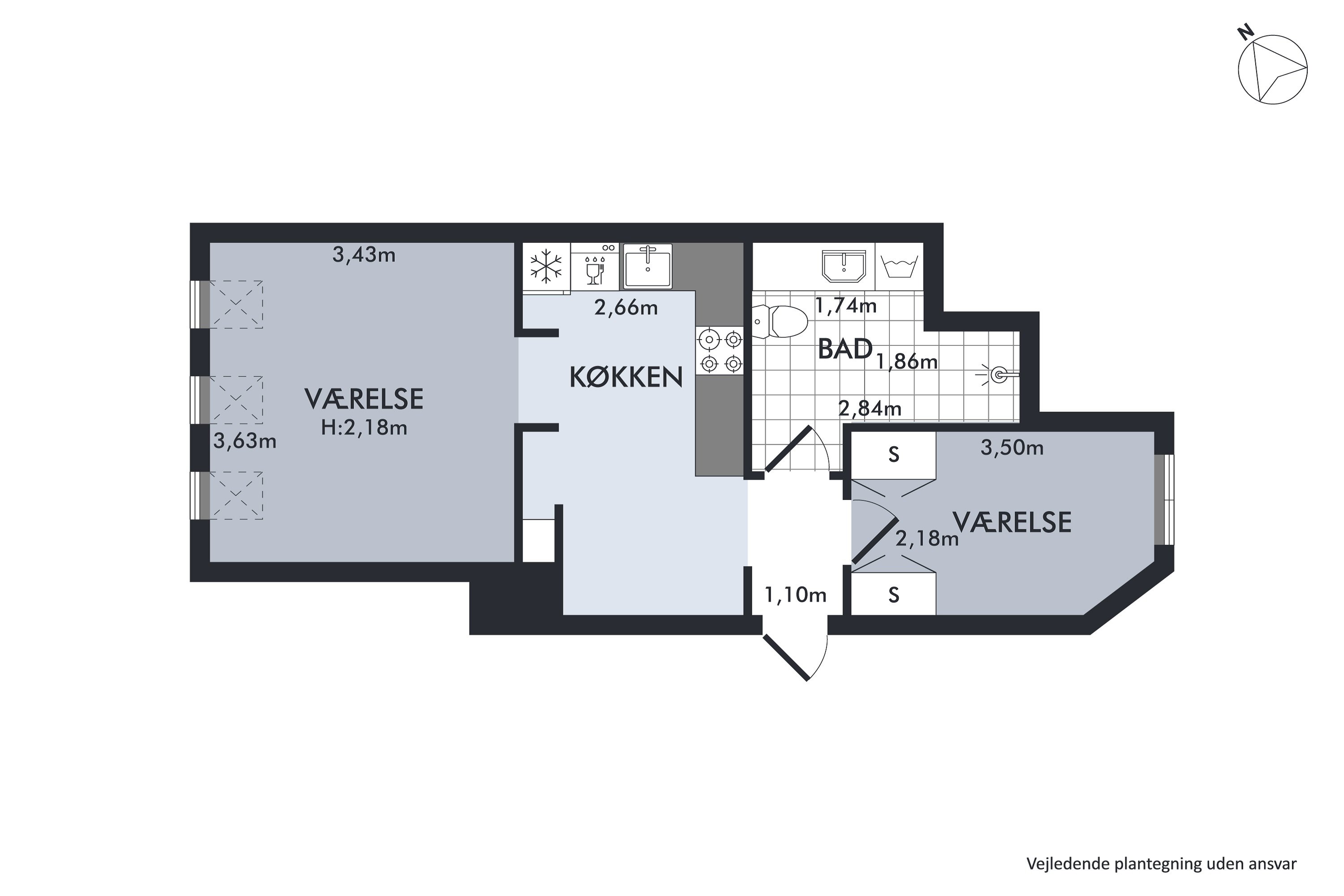 Plantegninger billede af Sølystgade 10, kld.., 8000 Aarhus C