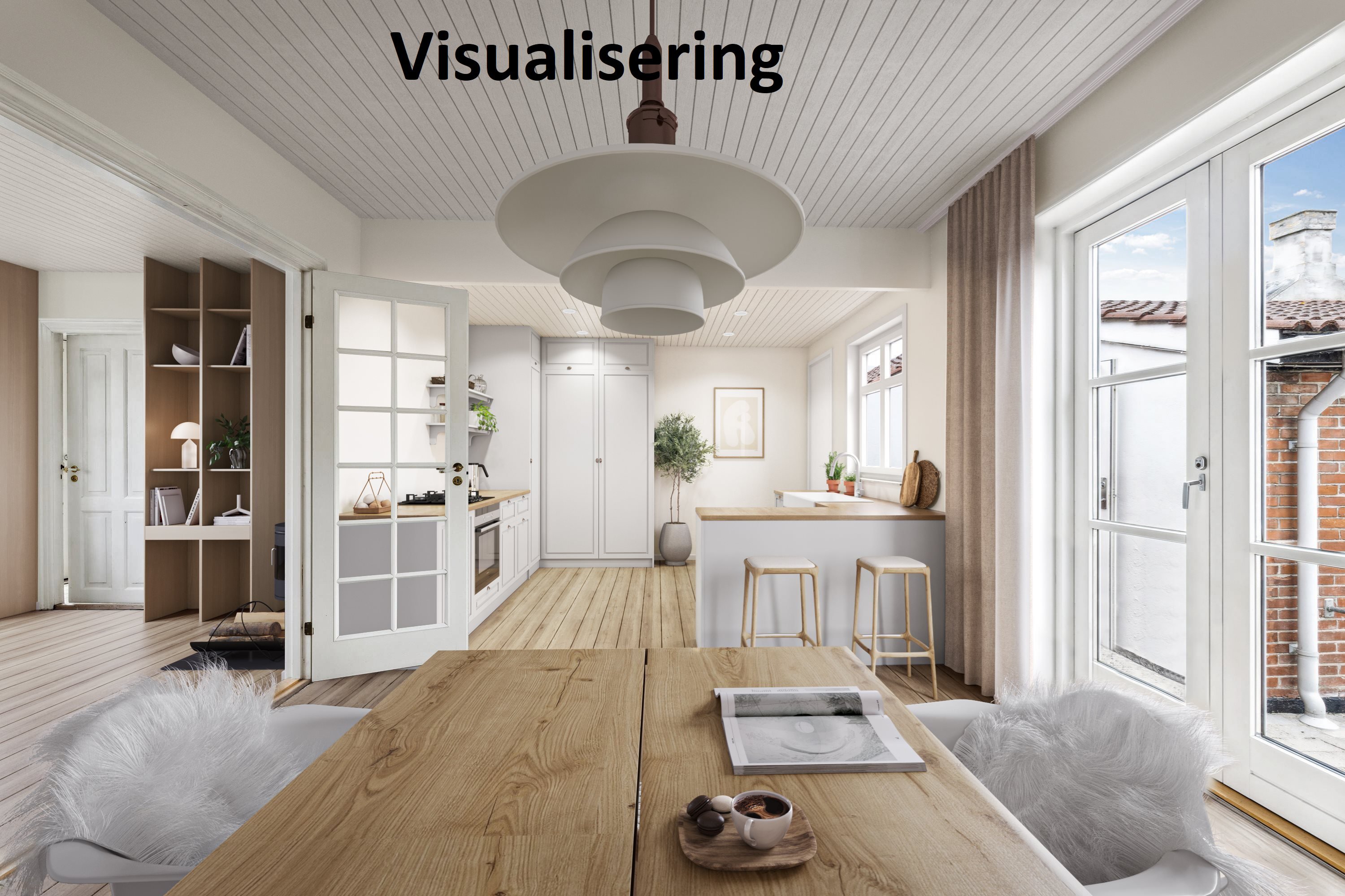 Fremhævet grafiks alrum - visualisering  billede i fuldskærmstilstand. Billede af Odensevej 41, 5600 Faaborg