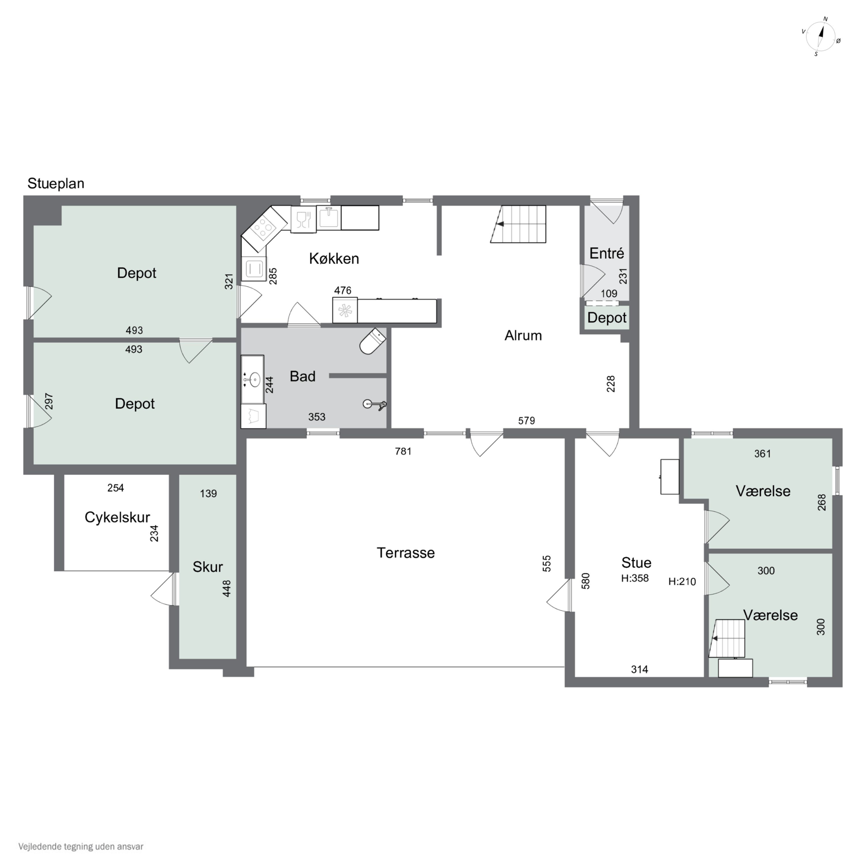 Plantegninger billede af Sinding Hedevej 22, 8600 Silkeborg