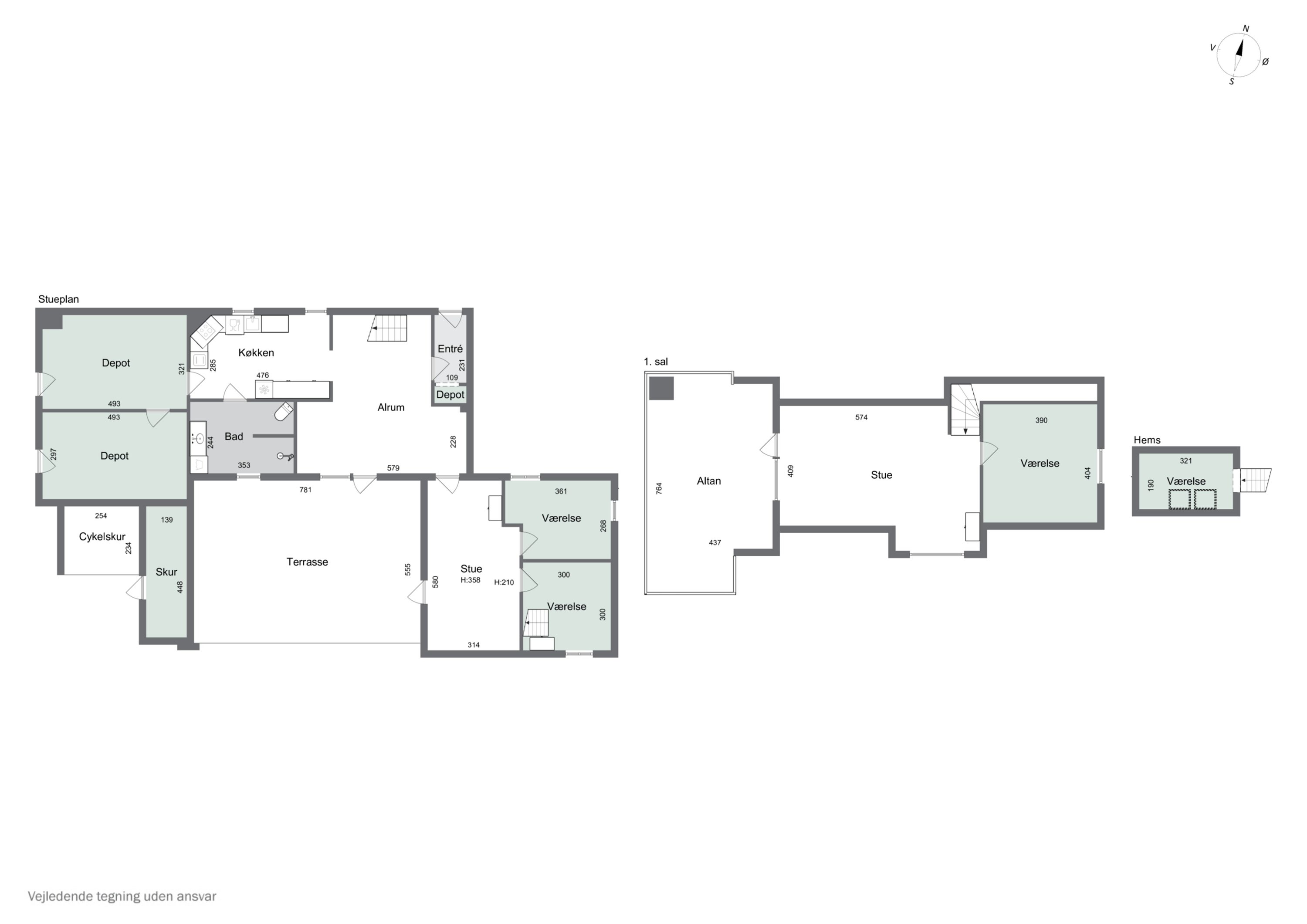 Plantegninger billede af Sinding Hedevej 22, 8600 Silkeborg