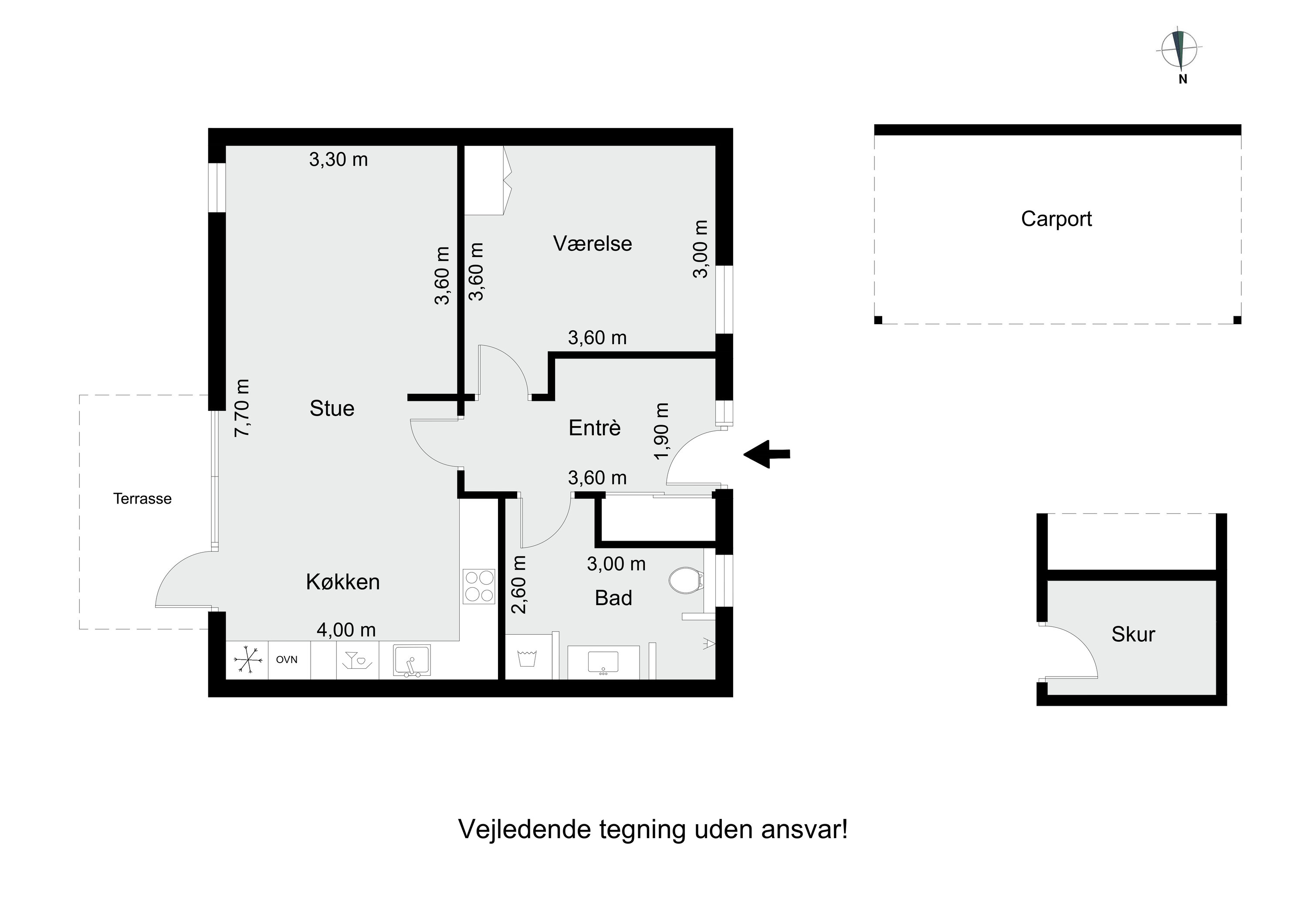 Plantegninger billede af Funder Trindager 15, 8600 Silkeborg