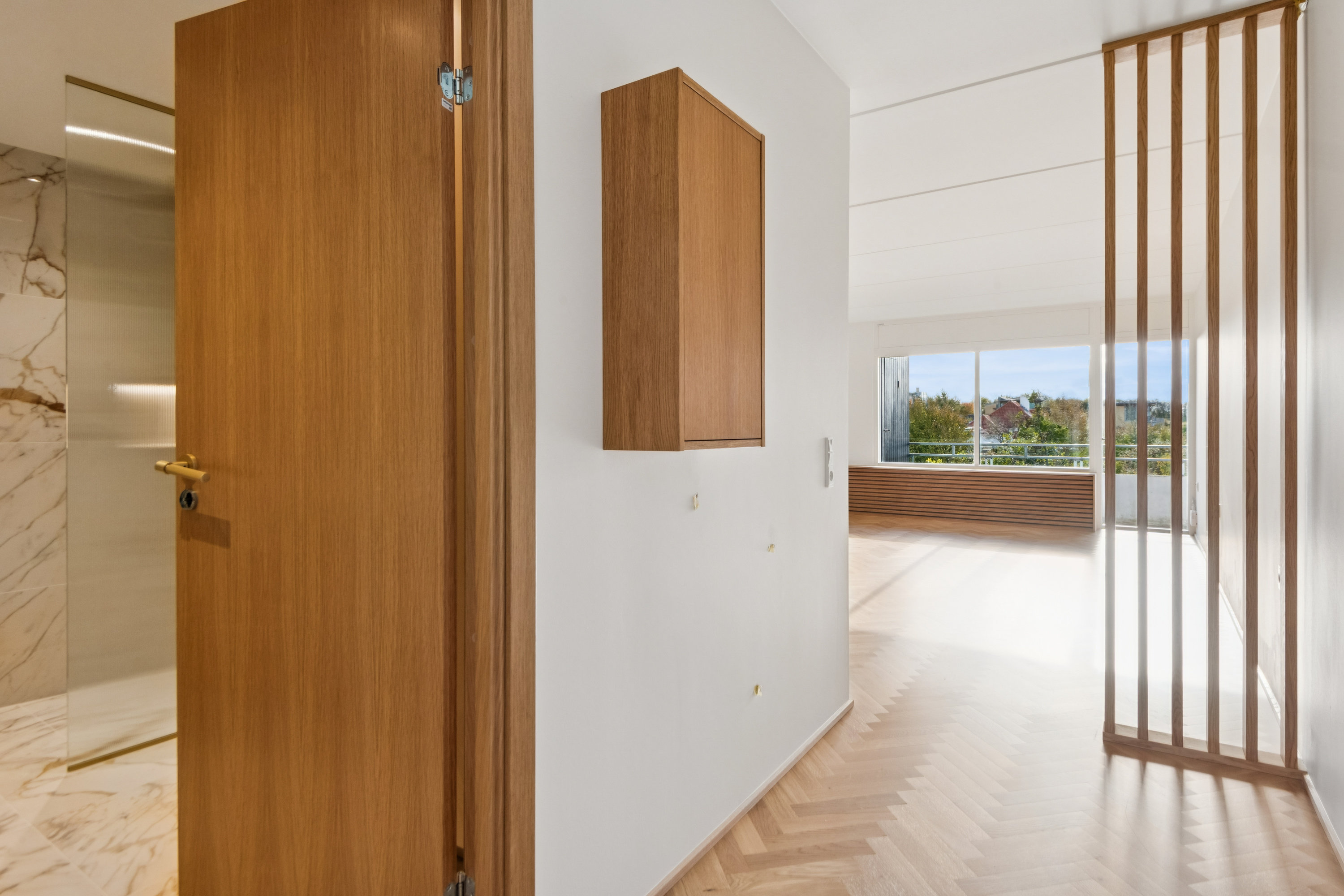 Fremhævet gang billede i fuldskærmstilstand. Billede af Blegdalsparken 33, 3. th., 9000 Aalborg