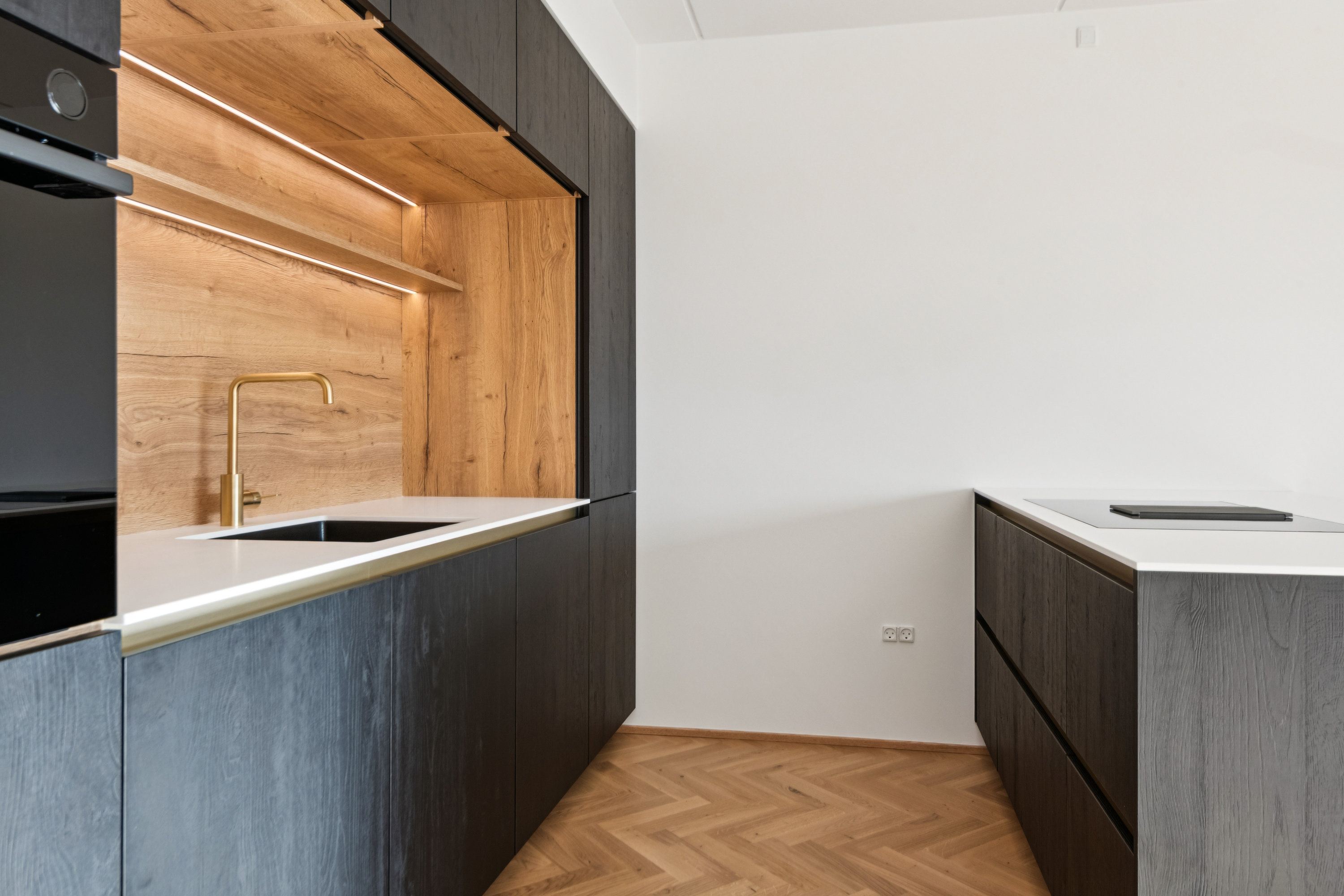 Fremhævet køkken billede i fuldskærmstilstand. Billede af Blegdalsparken 33, 3. th., 9000 Aalborg