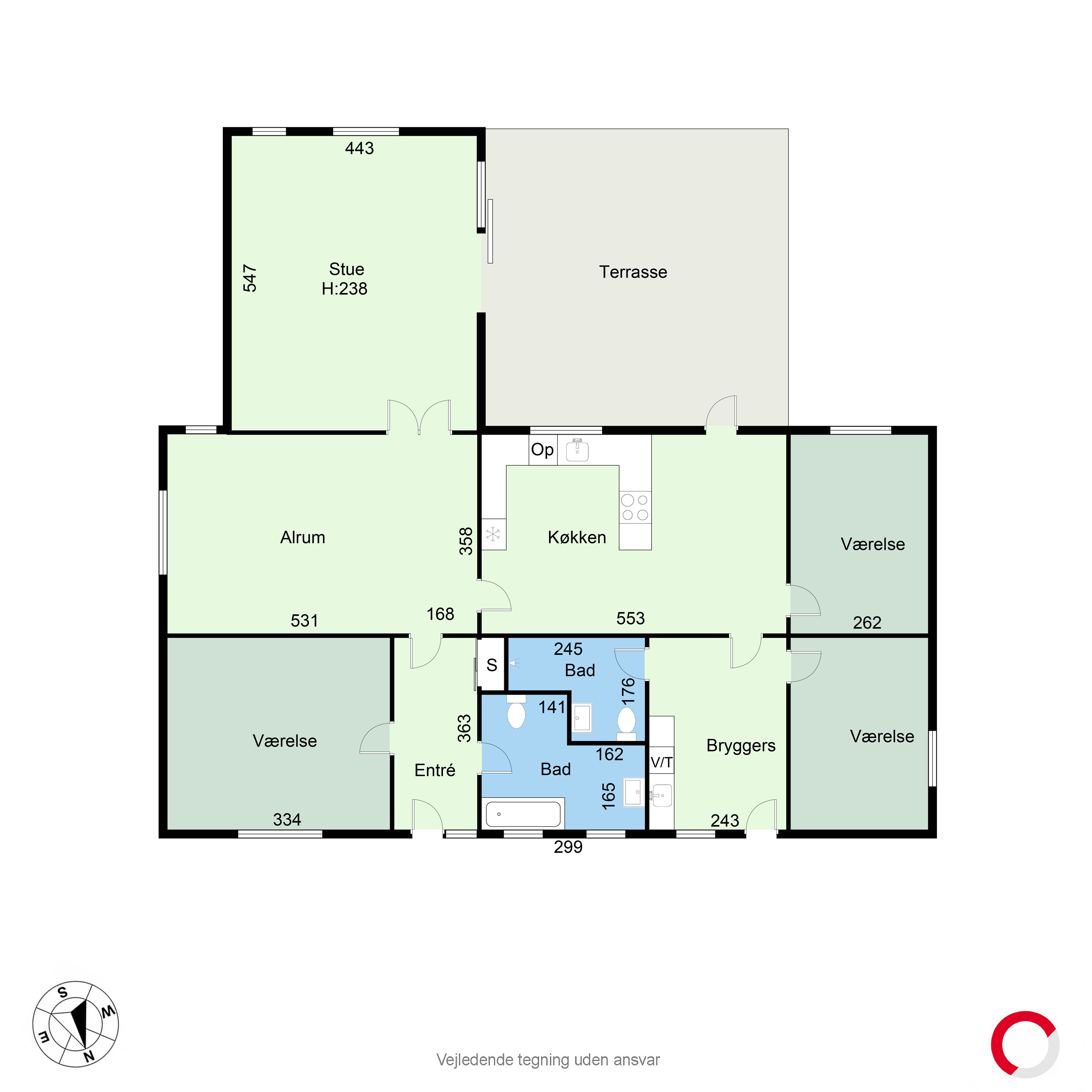 Plantegninger billede af Holmstrupgårdvej 146, Holmstrup, 8210 Aarhus V
