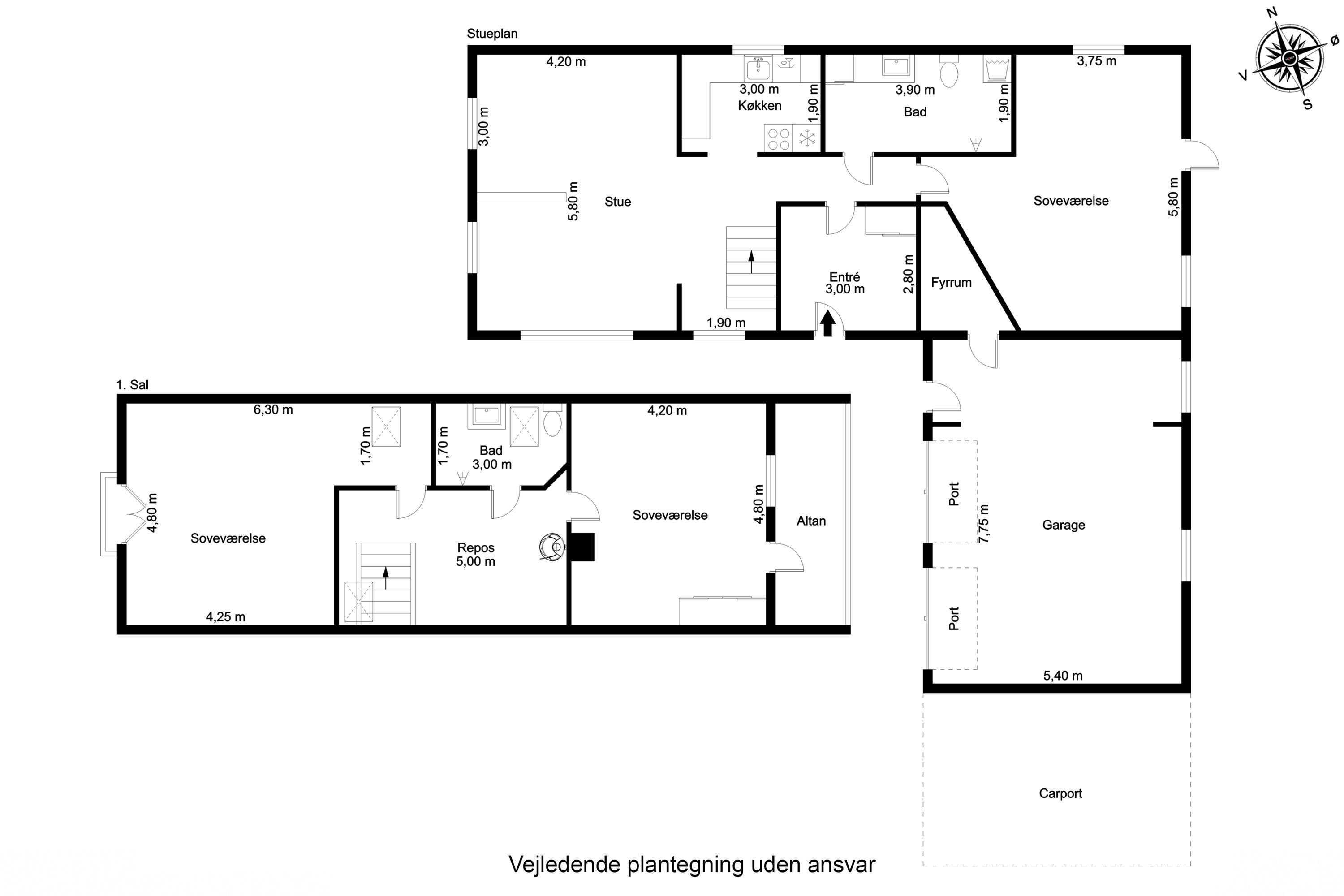 Plantegninger billede af Mælkevejen 1, Vedersø, 6990 Ulfborg