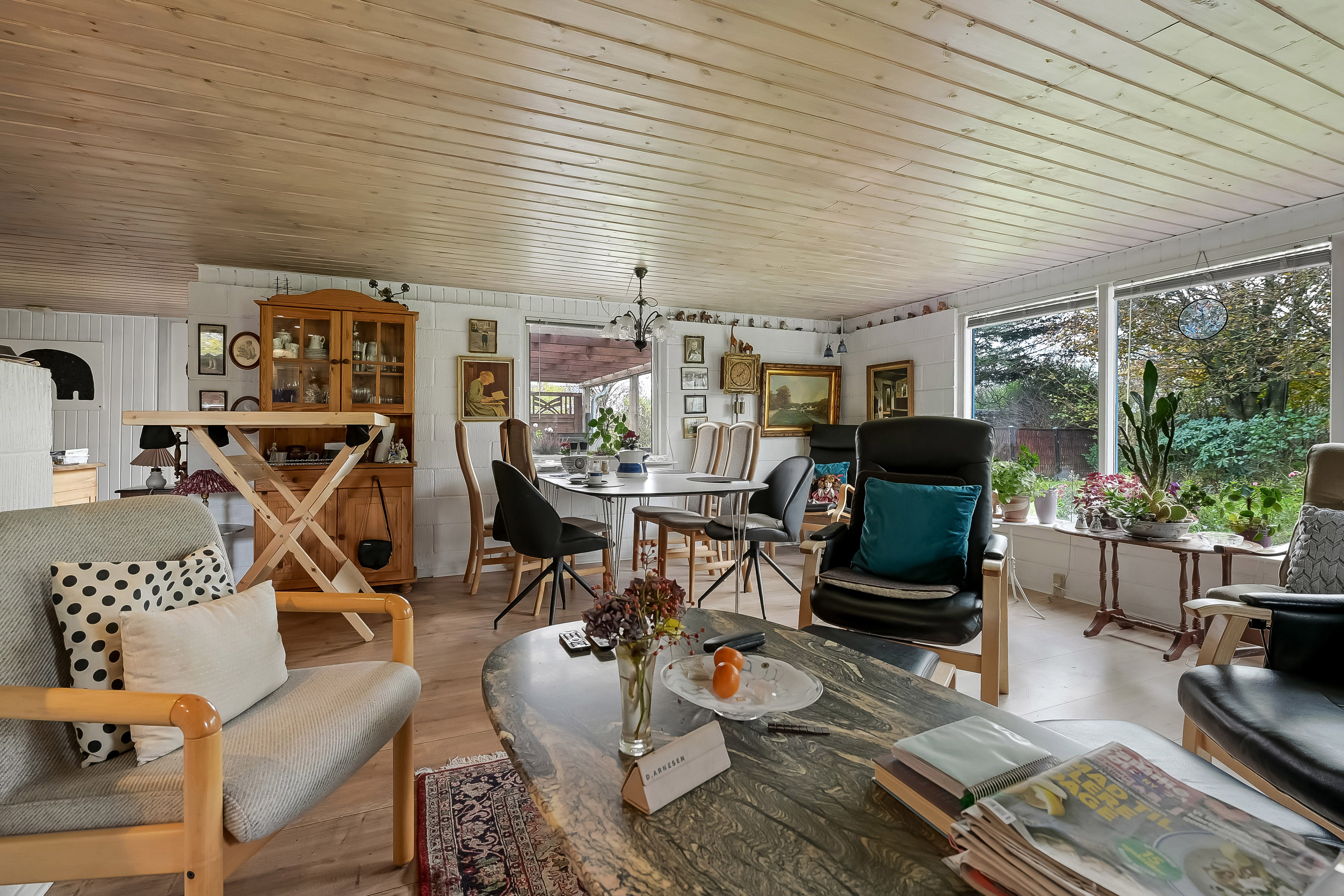 Fremhævet stue billede i fuldskærmstilstand. Billede af Lyngvej 3, Toftum Bjerge, 7600 Struer