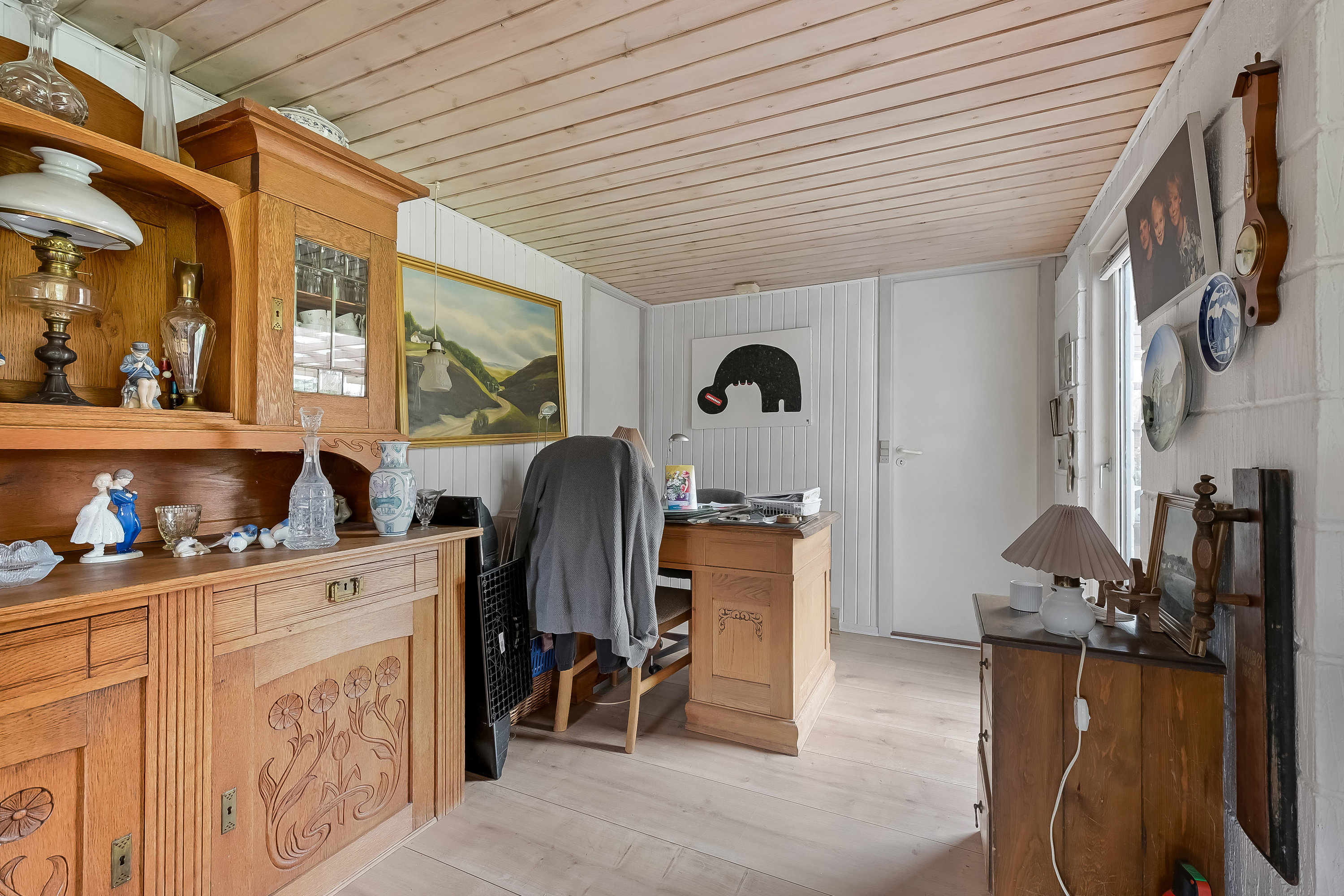 Fremhævet stue billede i fuldskærmstilstand. Billede af Lyngvej 3, Toftum Bjerge, 7600 Struer