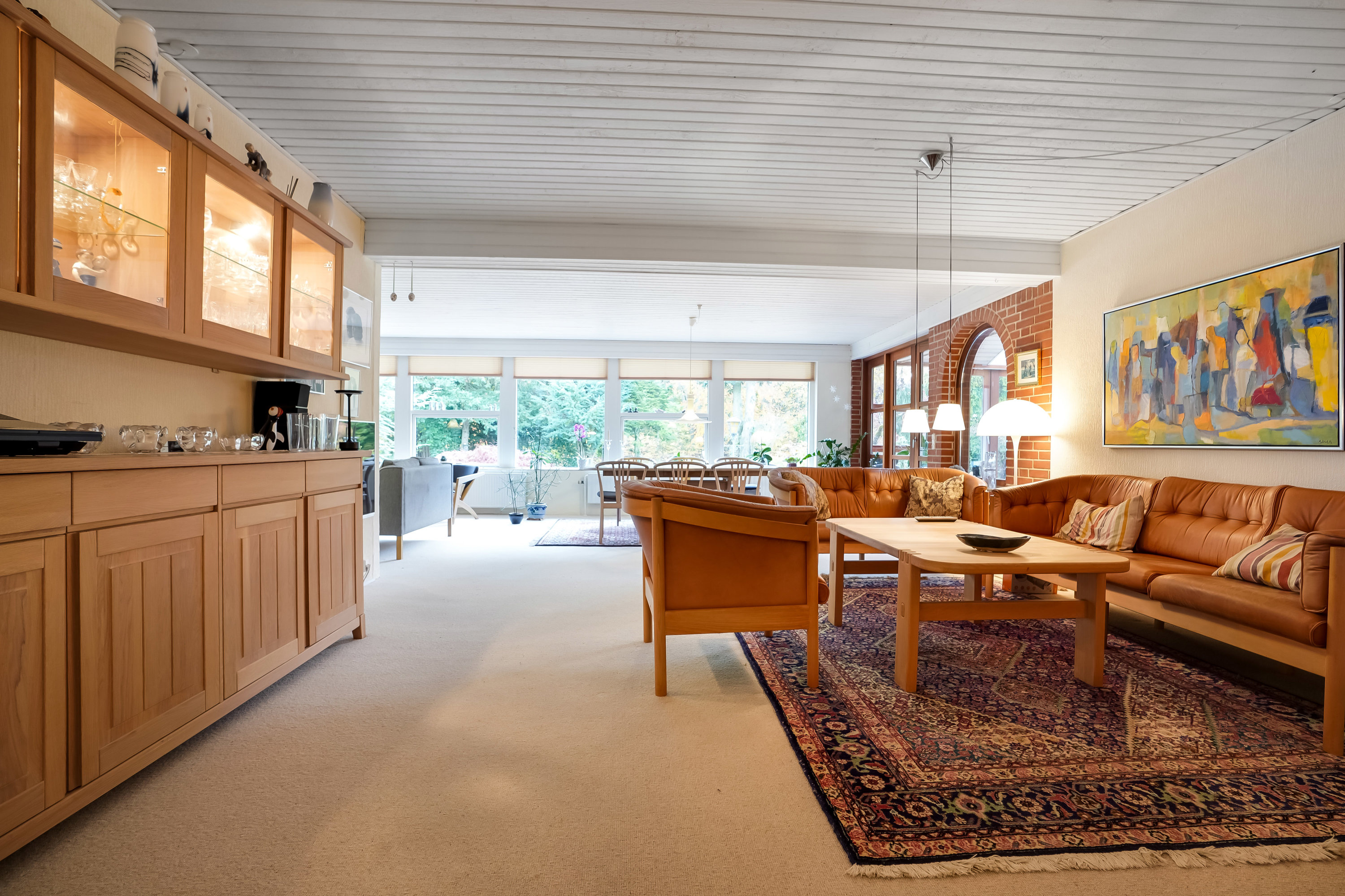 Fremhævet stue billede i fuldskærmstilstand. Billede af Lindealle 21, 8740 Brædstrup