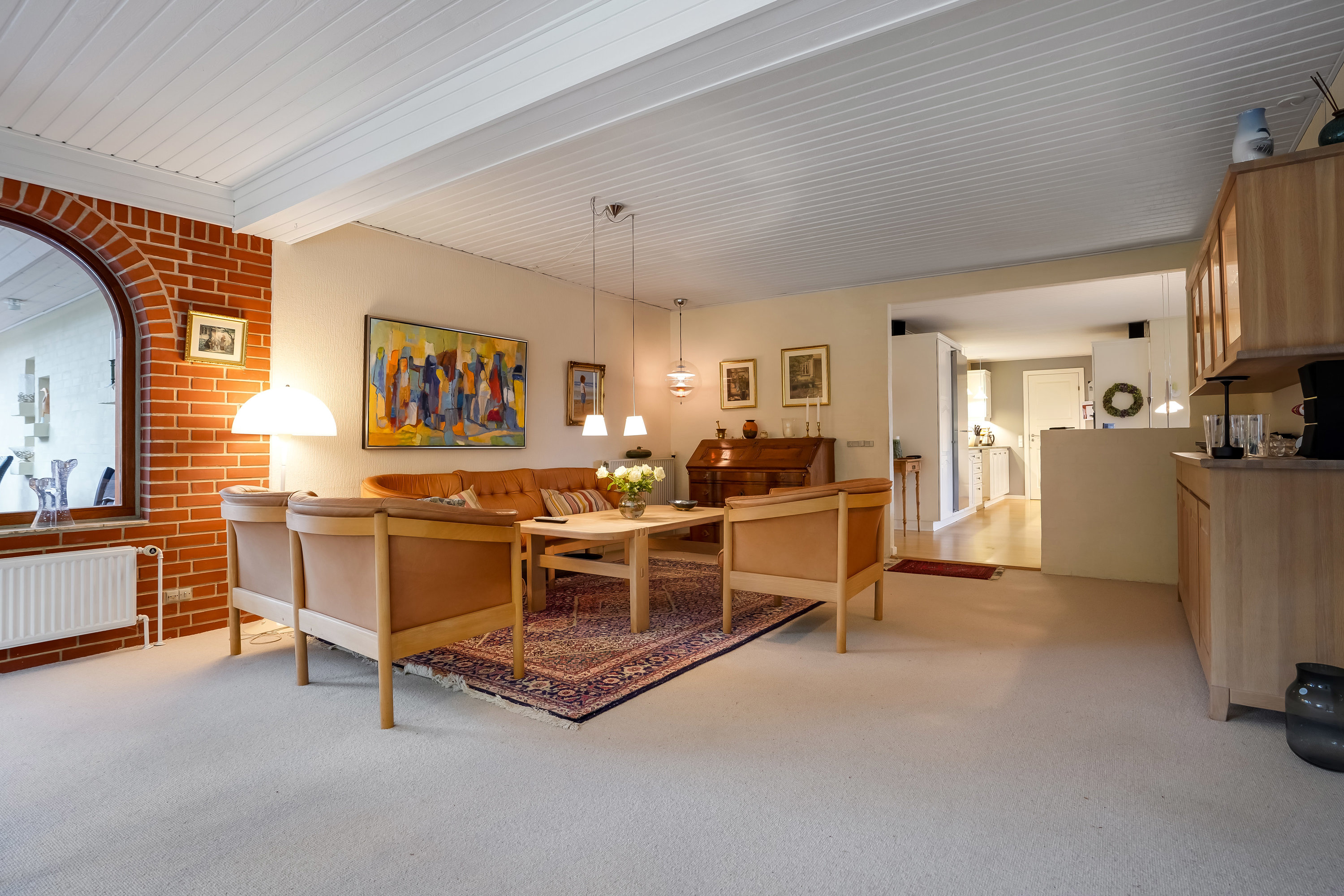 Fremhævet stue billede i fuldskærmstilstand. Billede af Lindealle 21, 8740 Brædstrup