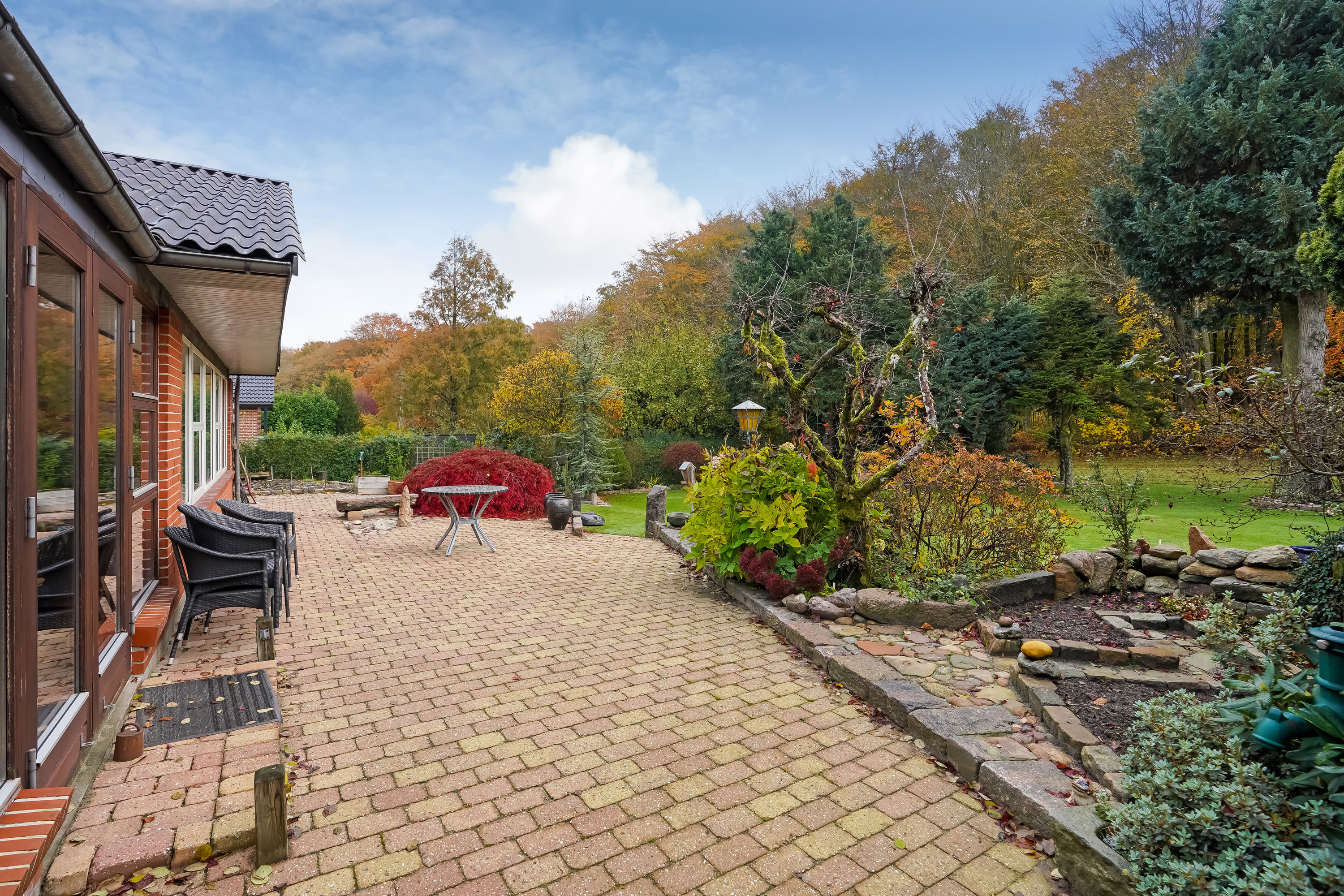 Fremhævet have billede i fuldskærmstilstand. Billede af Lindealle 21, 8740 Brædstrup