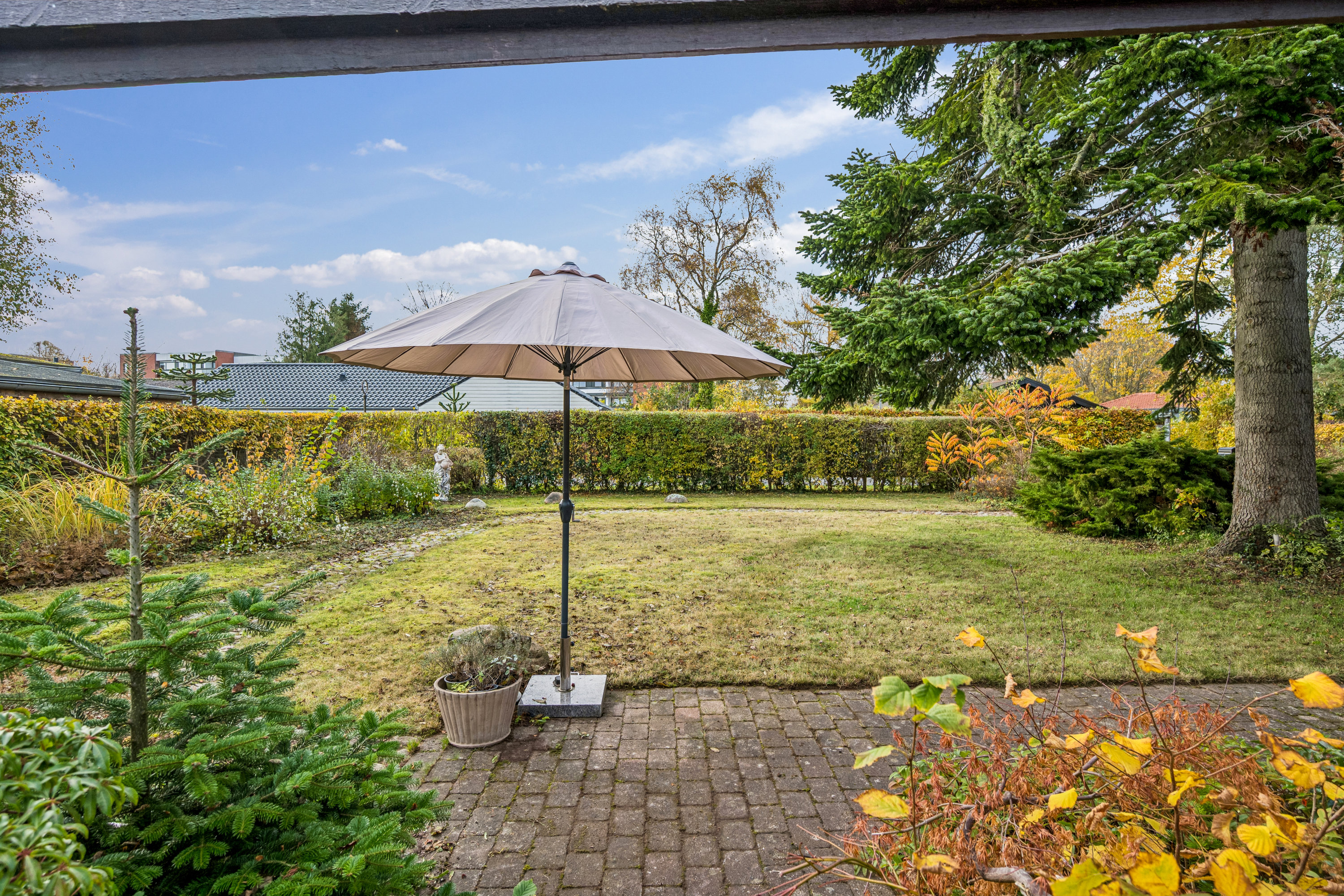 Fremhævet have billede i fuldskærmstilstand. Billede af Johannes Grosens Vej 16, 8250 Egå