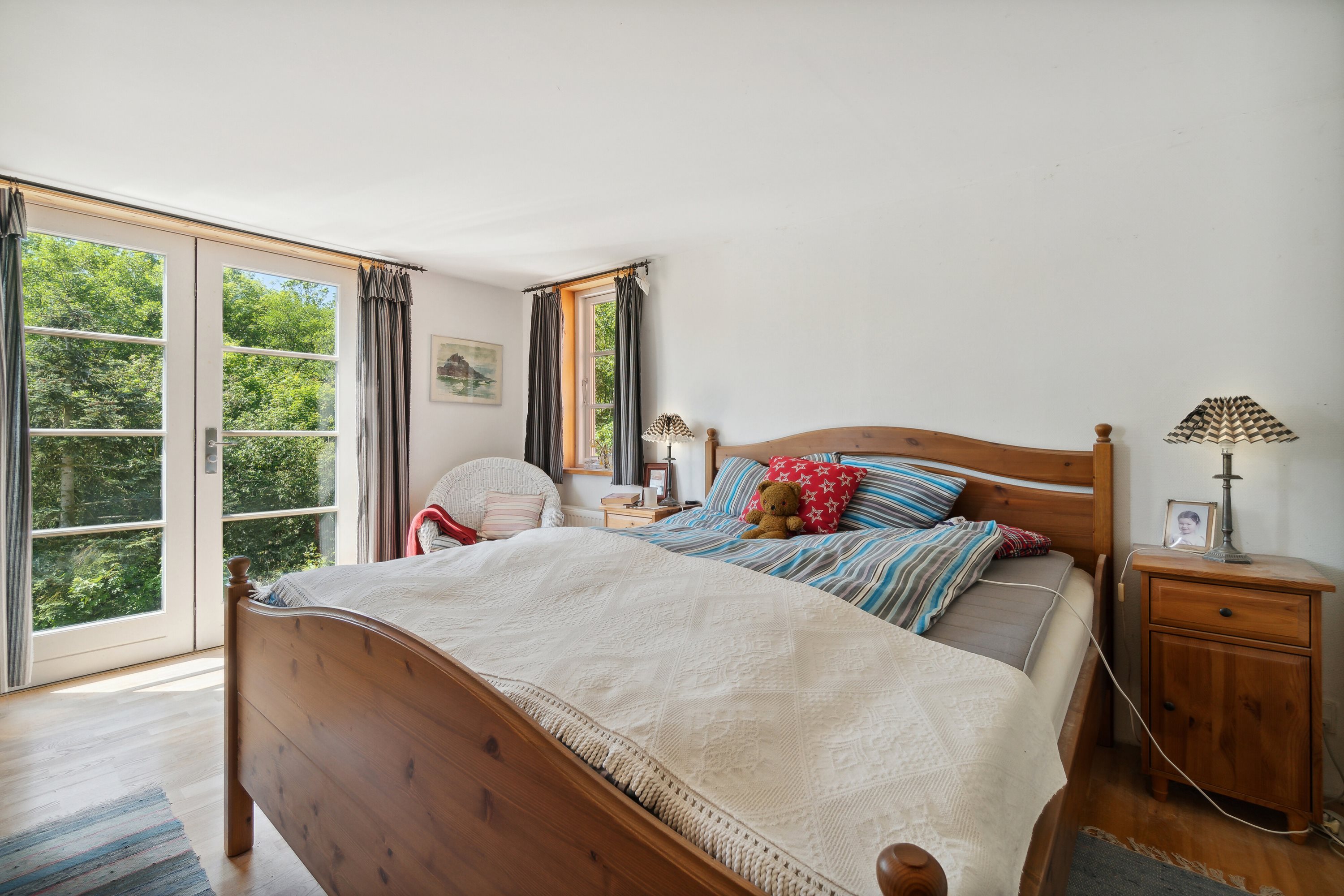 Fremhævet soveværelse billede i fuldskærmstilstand. Billede af Kalbyvejen 30, 3720 Aakirkeby