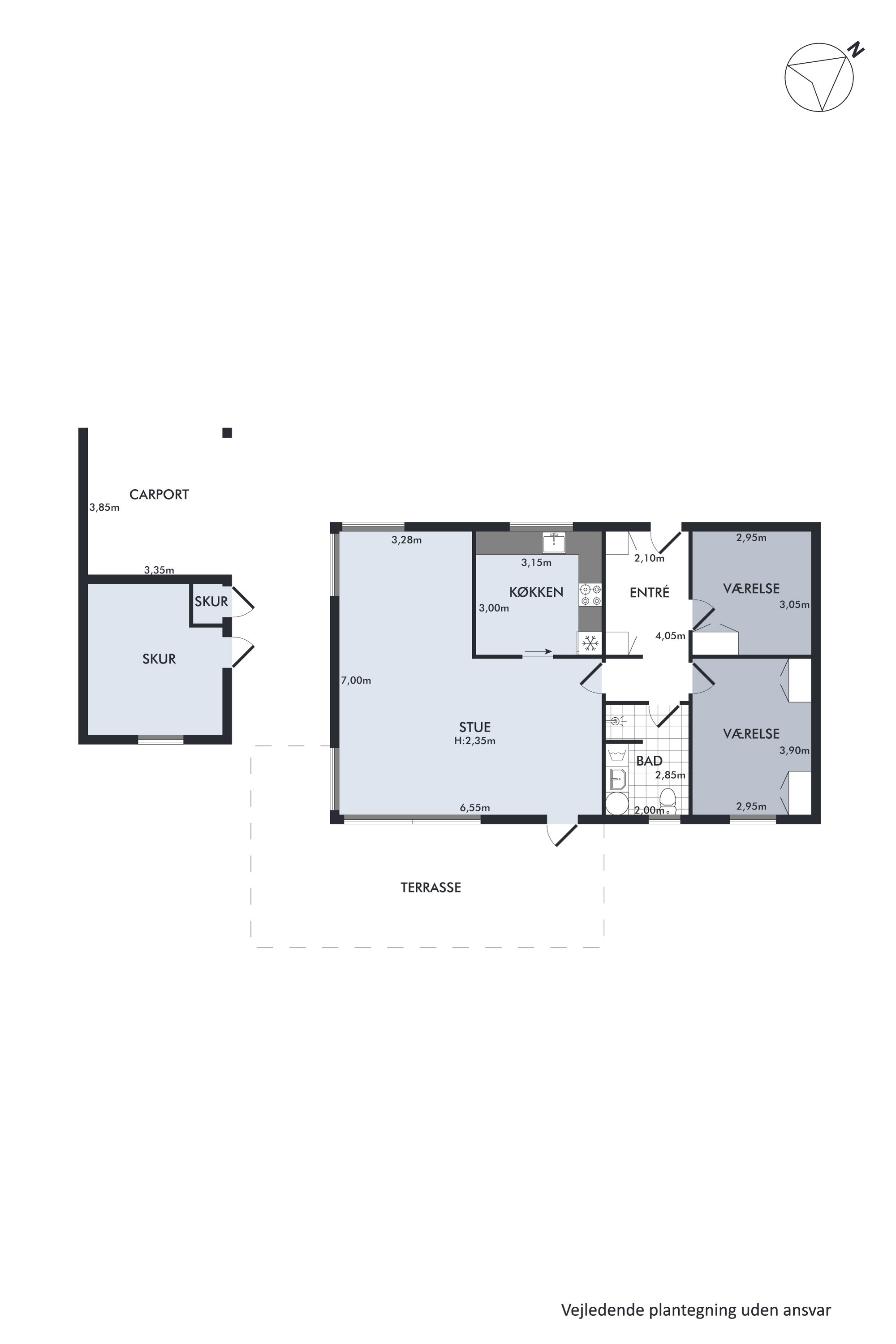Plantegninger billede af Østervænget 20, 8840 Rødkærsbro