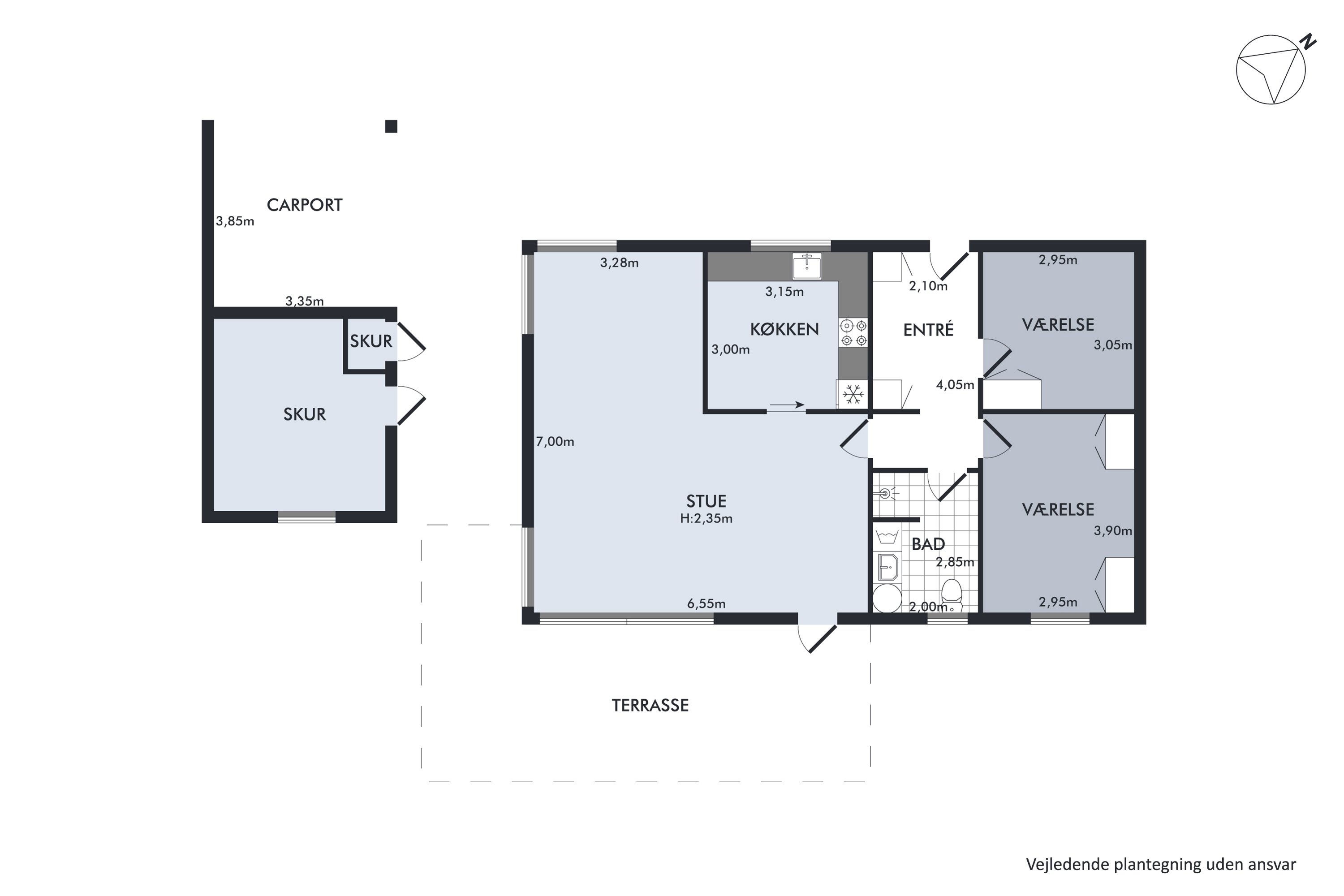 Plantegninger billede af Østervænget 20, 8840 Rødkærsbro