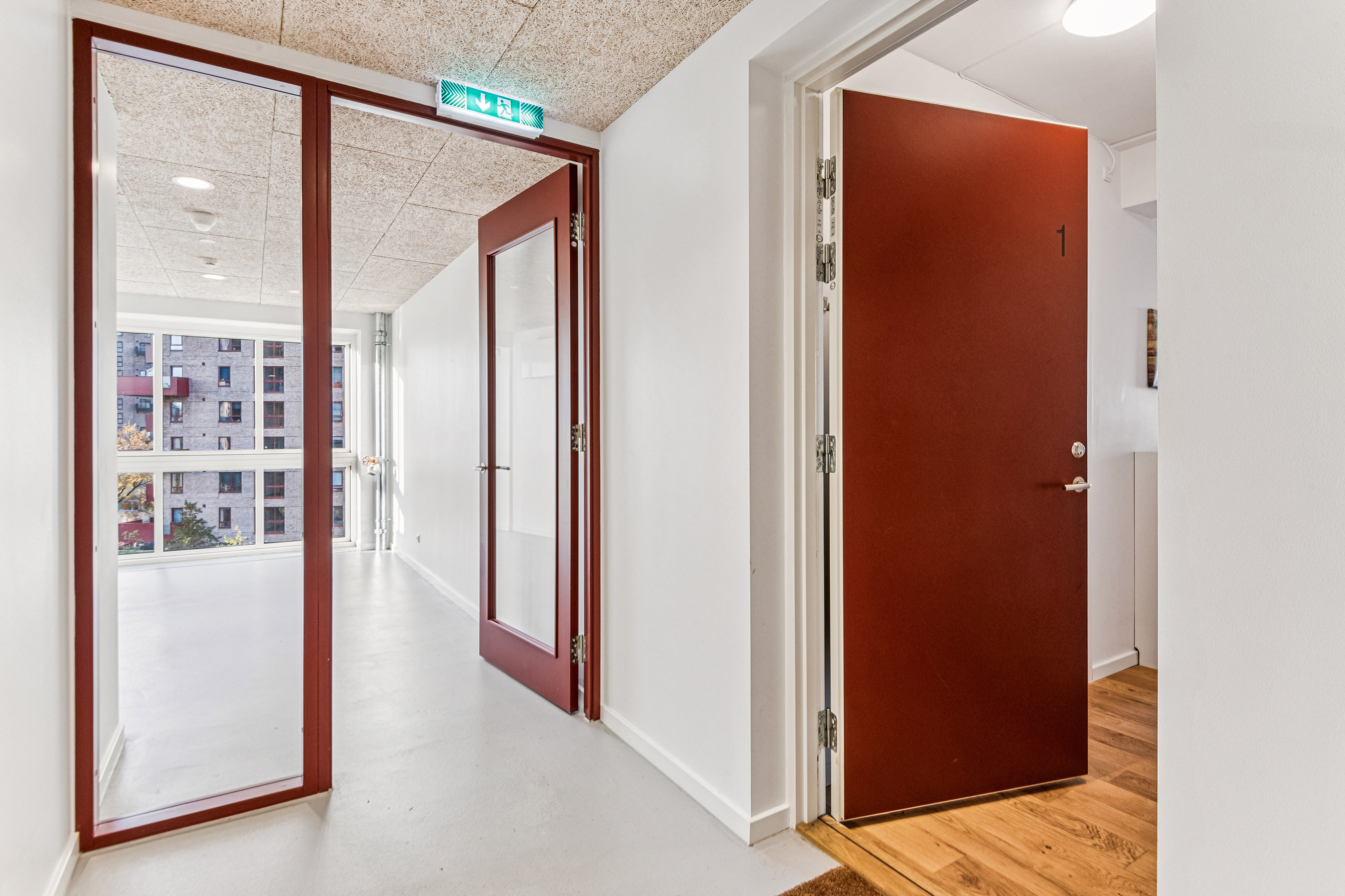 Fremhævet gang billede i fuldskærmstilstand. Billede af Egeparken 3, 3. 1., 9000 Aalborg