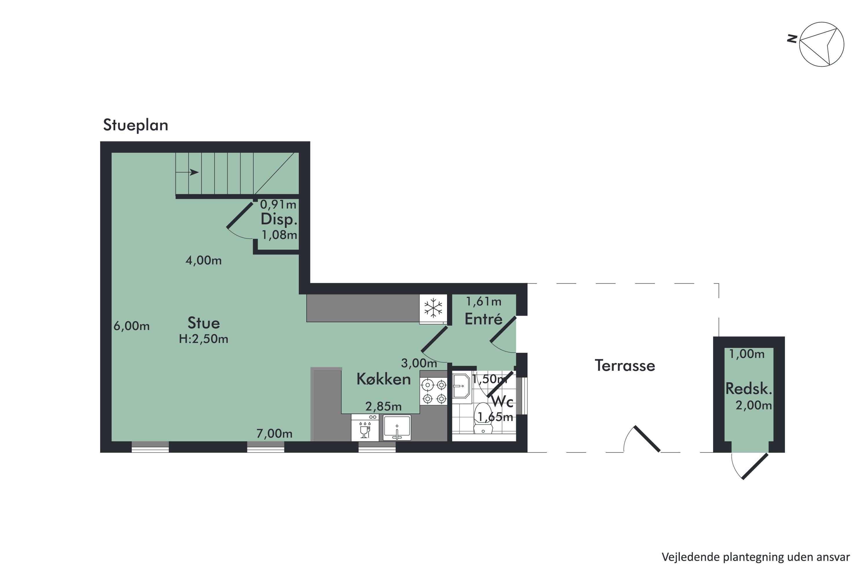 Plantegninger billede af Heimdalsgade 26B, Vejgaard, 9000 Aalborg