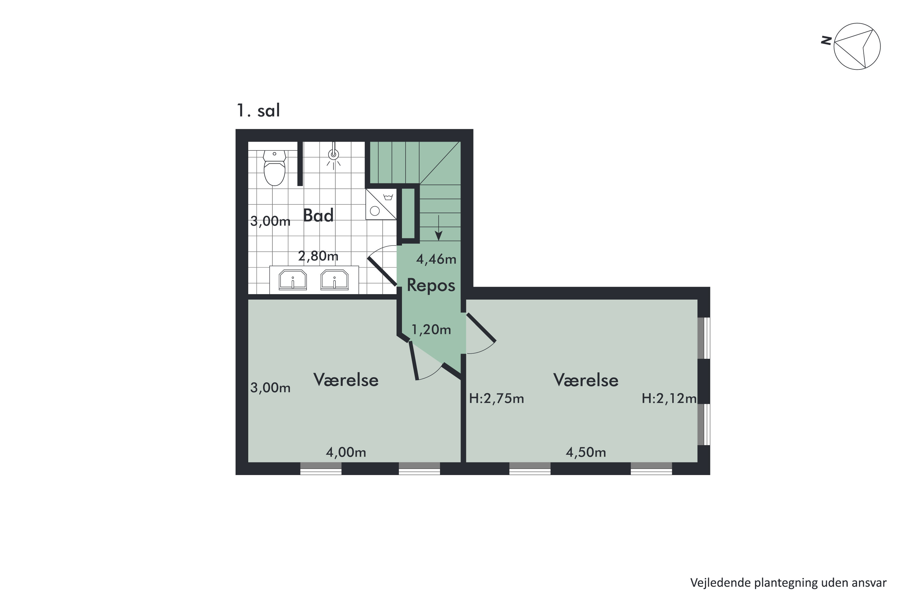 Plantegninger billede af Heimdalsgade 26B, Vejgaard, 9000 Aalborg