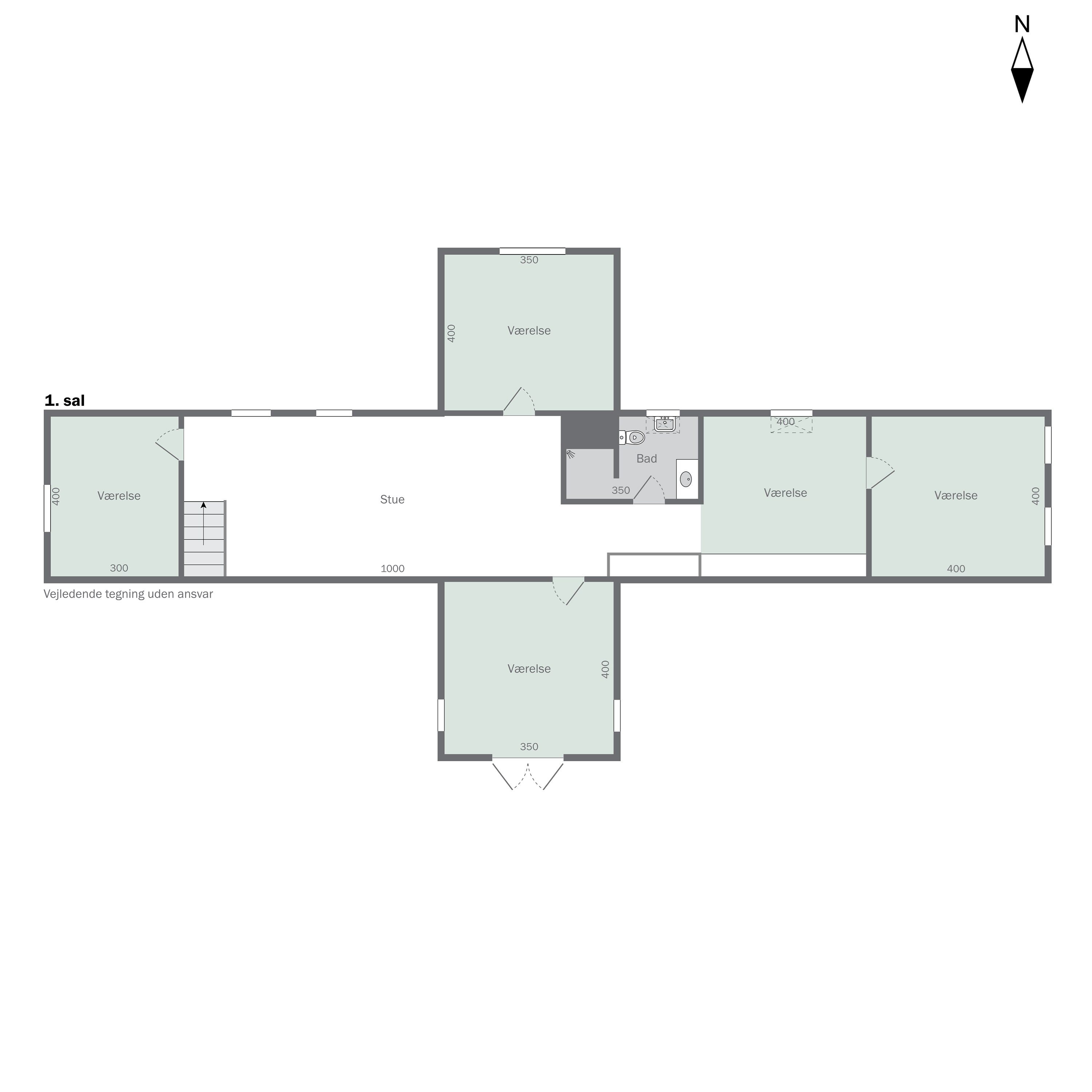 Plantegninger billede af Kalbyvejen 30, 3720 Aakirkeby