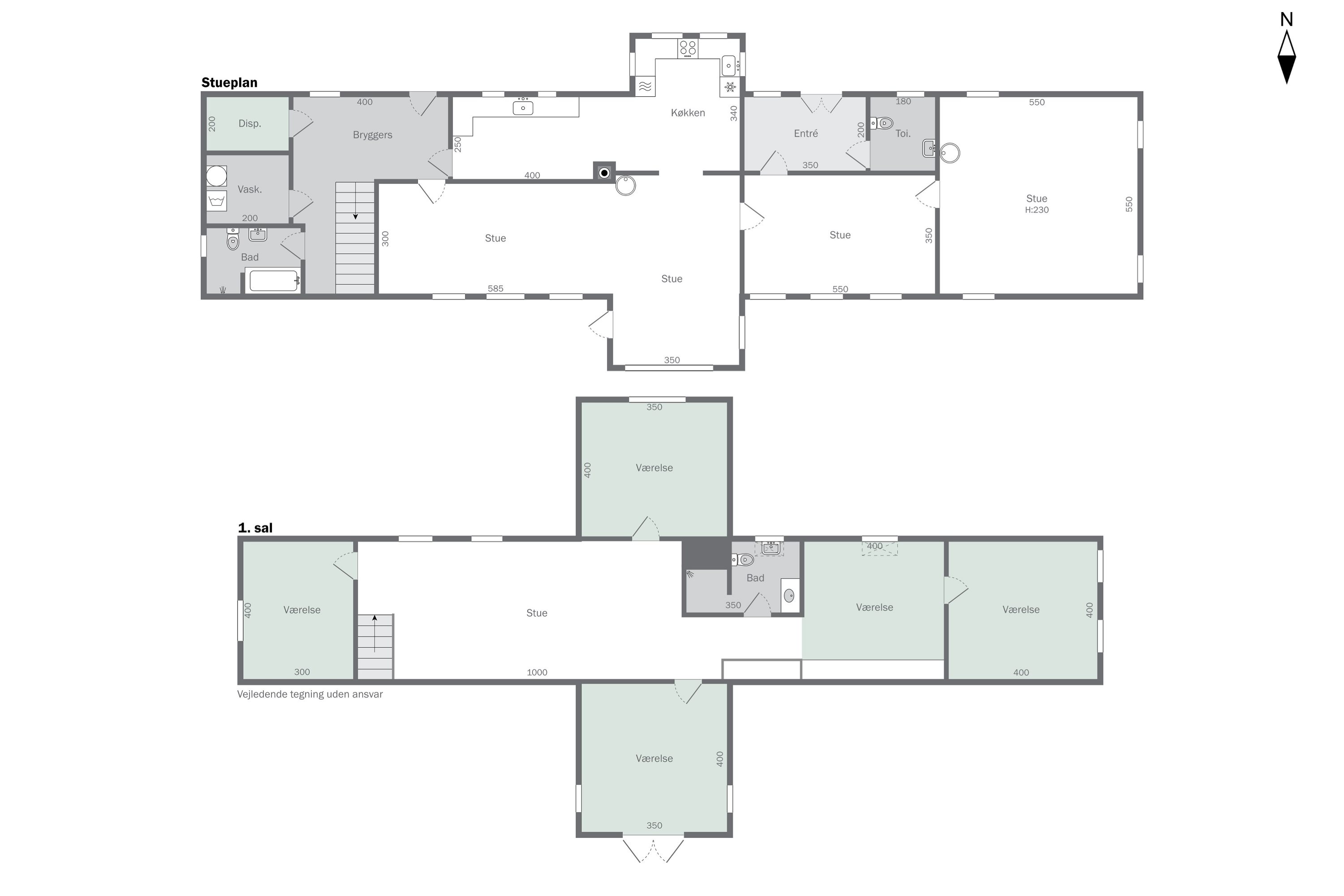 Plantegninger billede af Kalbyvejen 30, 3720 Aakirkeby