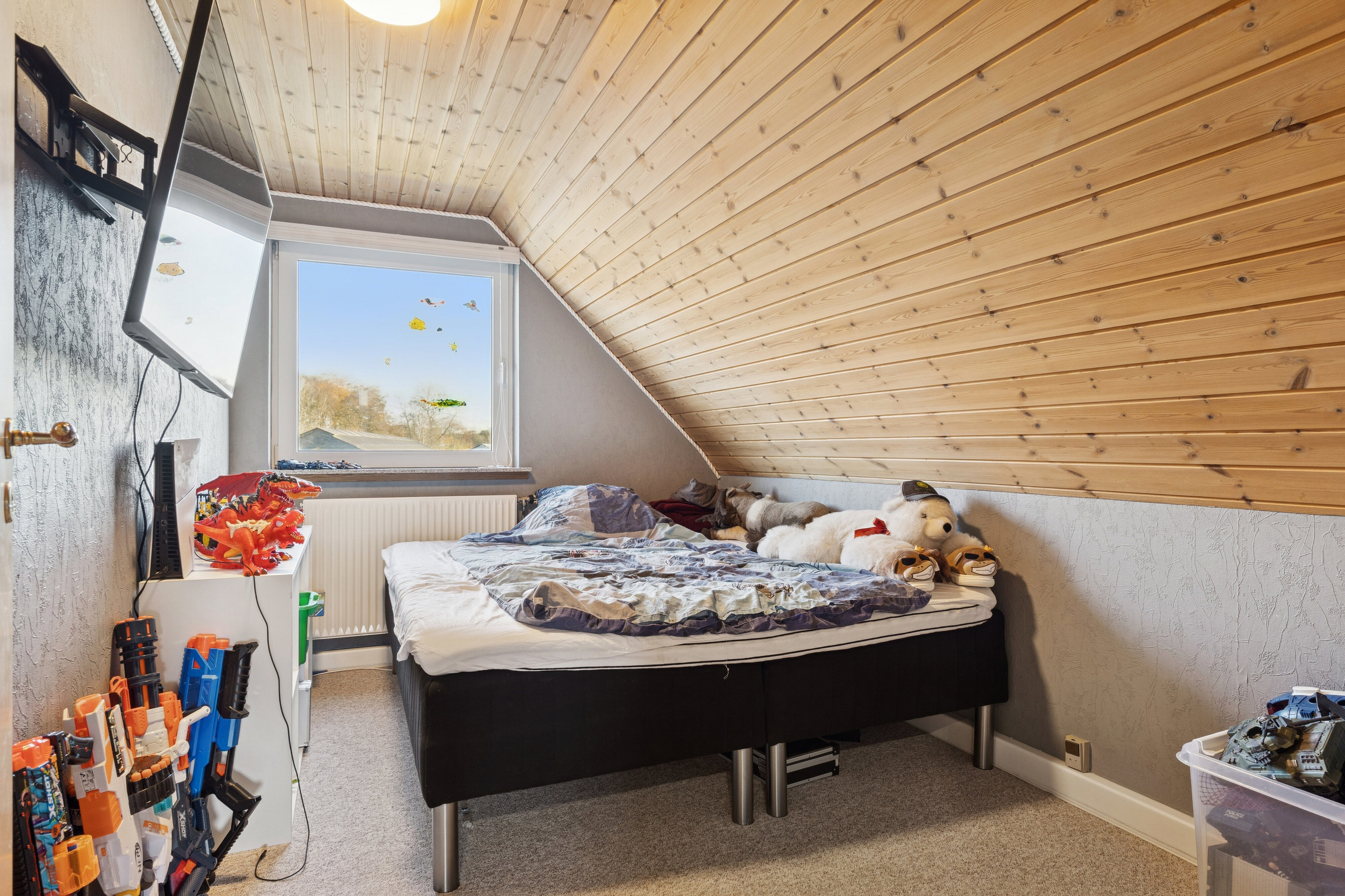 Fremhævet soveværelse billede i fuldskærmstilstand. Billede af Ulvmosevej 4, Lendum, 9870 Sindal