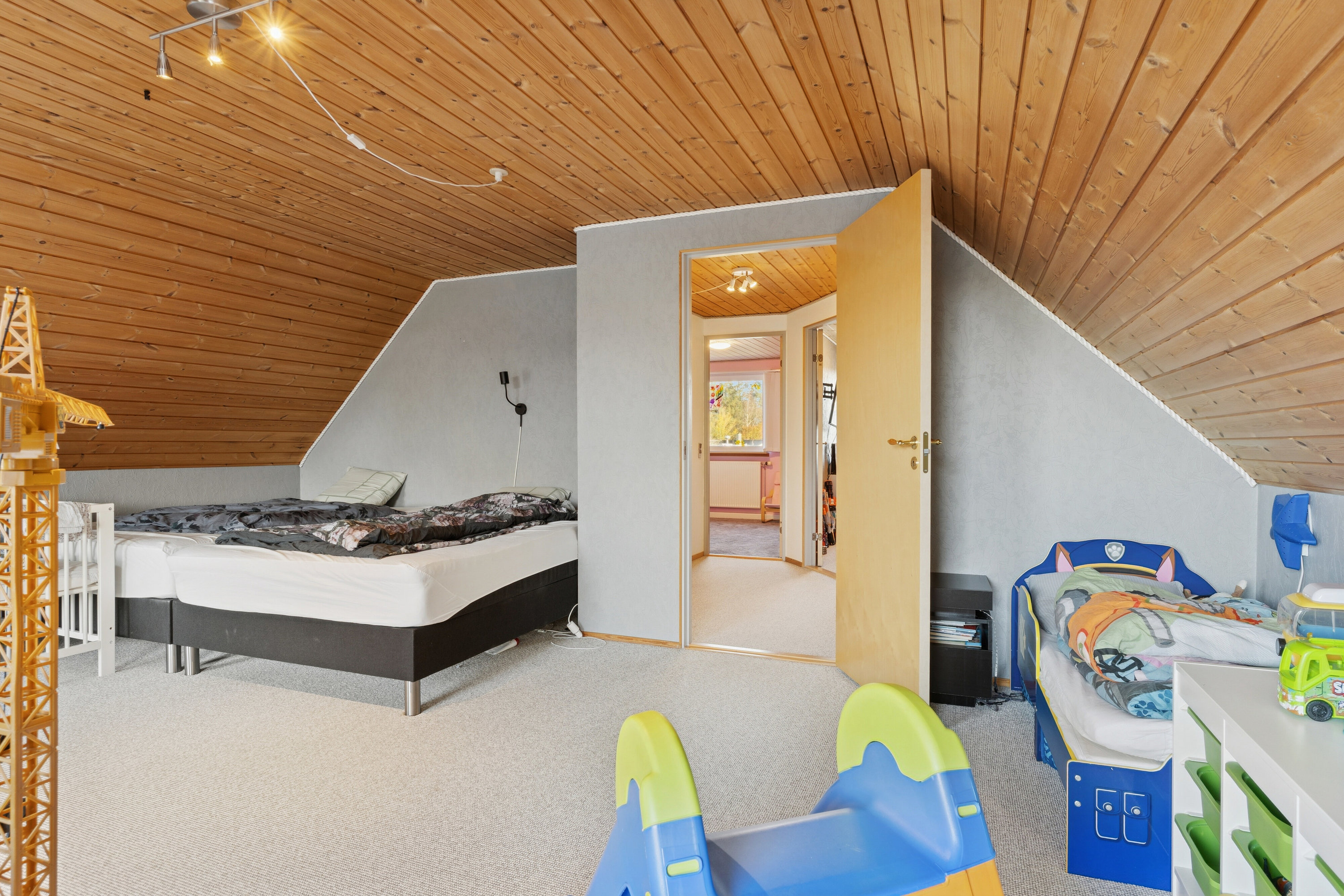 Fremhævet soveværelse billede i fuldskærmstilstand. Billede af Ulvmosevej 4, Lendum, 9870 Sindal