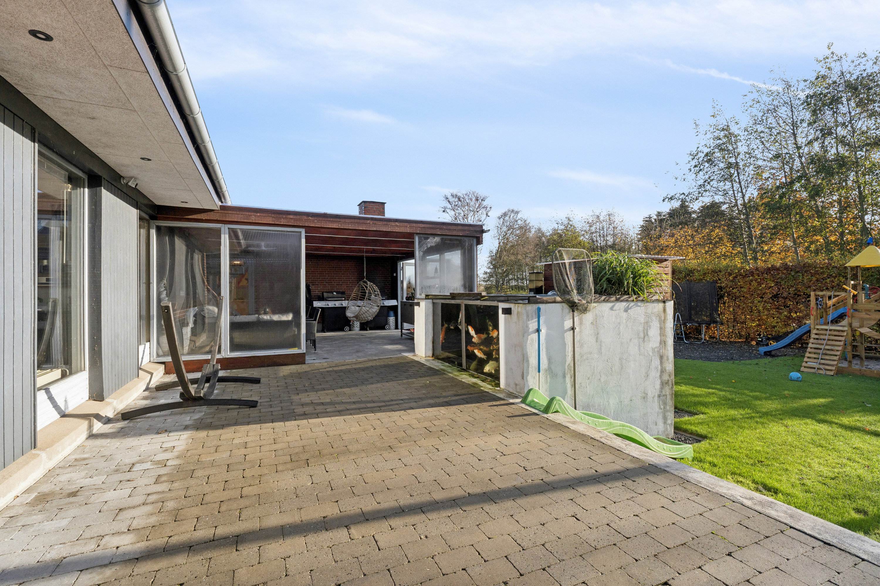 Fremhævet terrasse billede i fuldskærmstilstand. Billede af Ulvmosevej 4, Lendum, 9870 Sindal