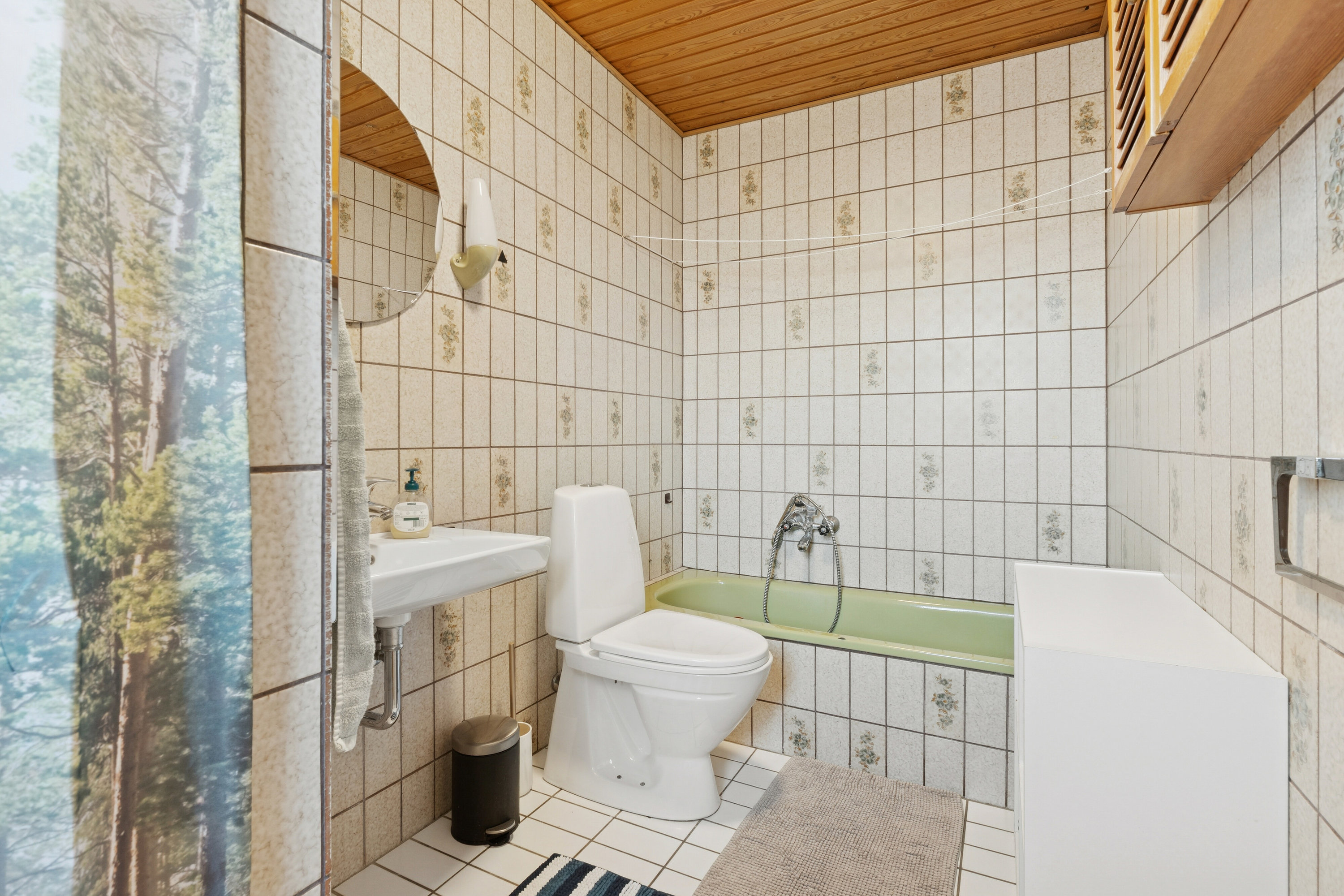 Fremhævet badeværelse billede i fuldskærmstilstand. Billede af Ulvmosevej 4, Lendum, 9870 Sindal