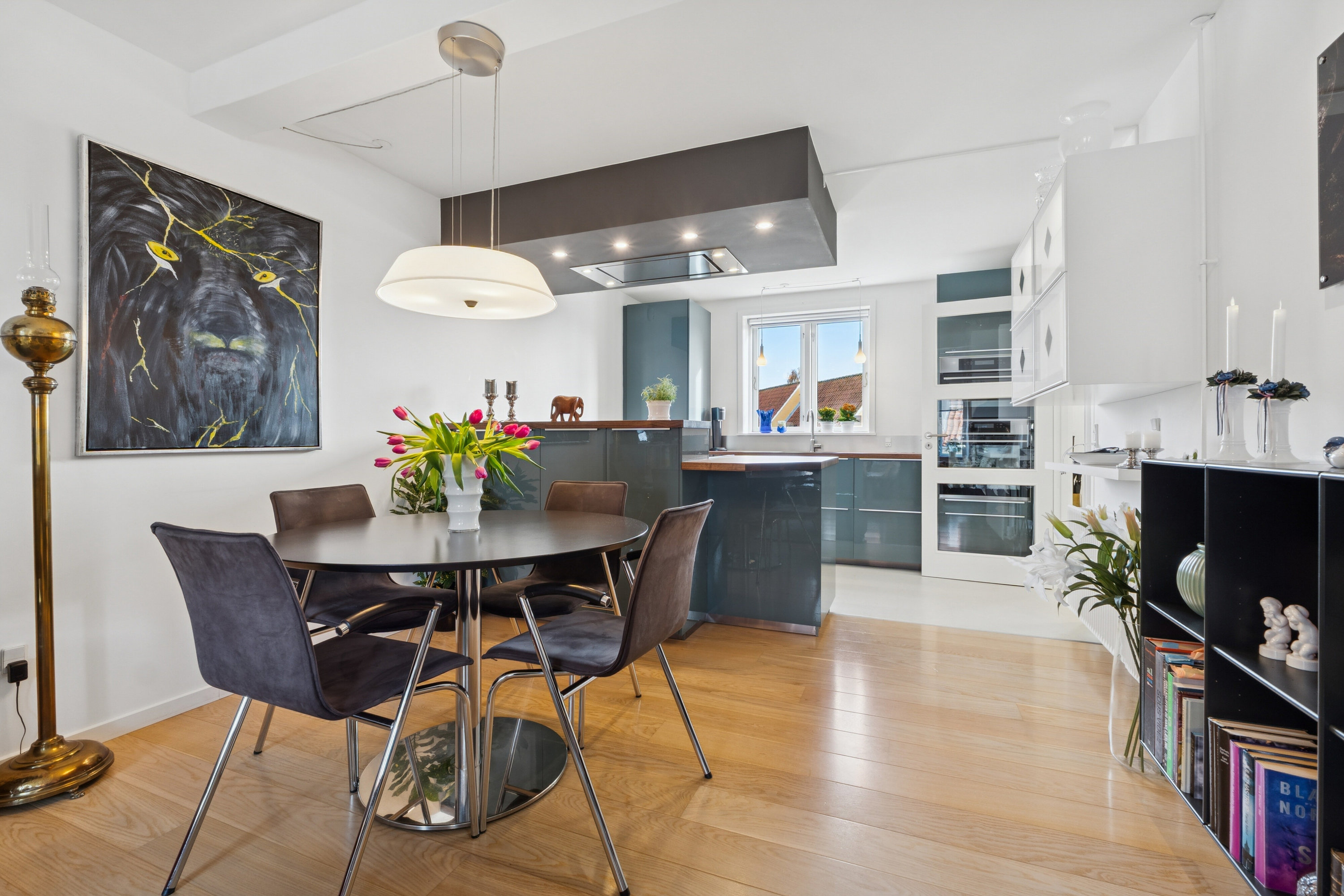 Fremhævet spisestue billede i fuldskærmstilstand. Billede af Nørreport 16, 1., 5900 Rudkøbing