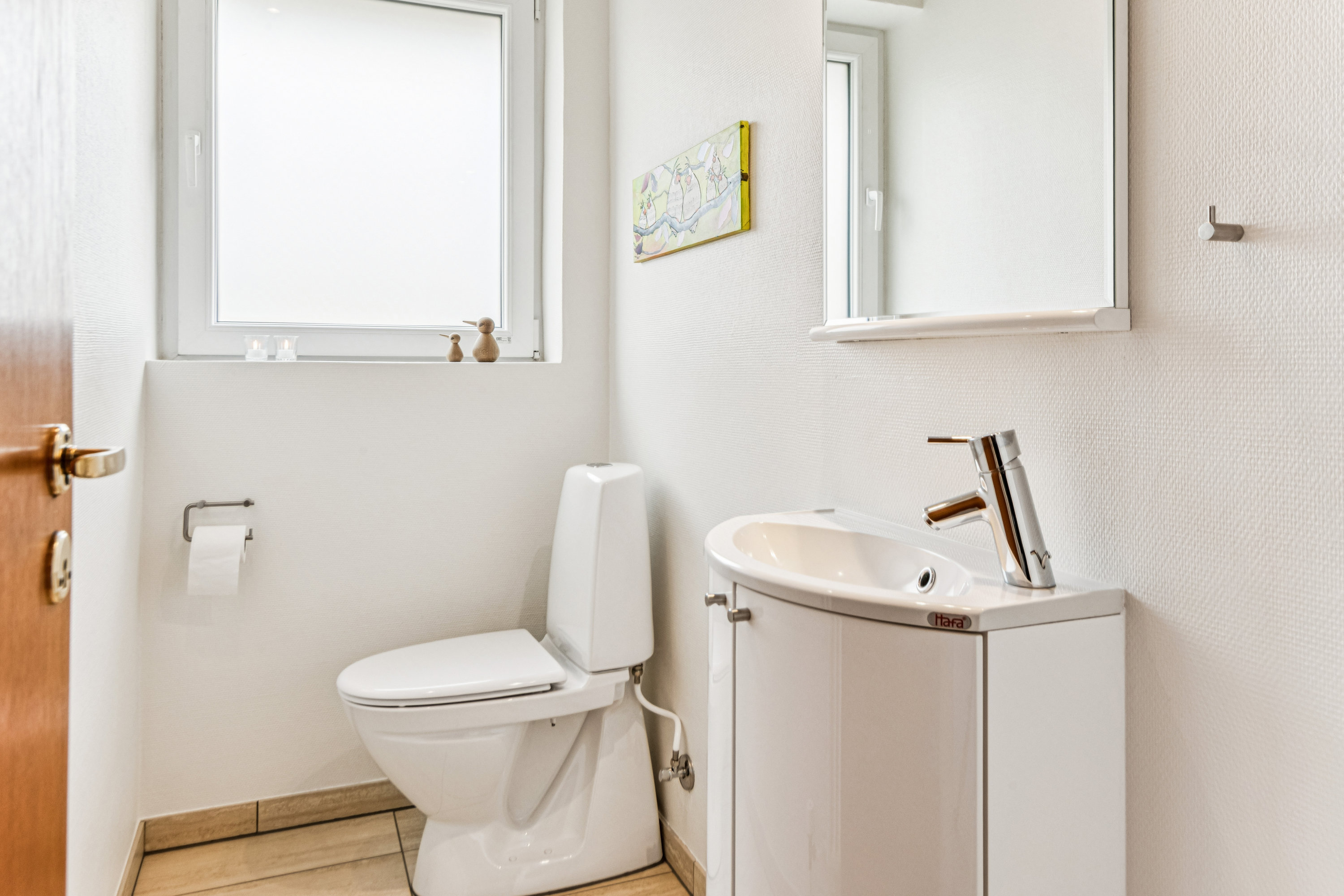 Fremhævet badeværelse billede i fuldskærmstilstand. Billede af Dyssebakken 1, Gug, 9210 Aalborg SØ